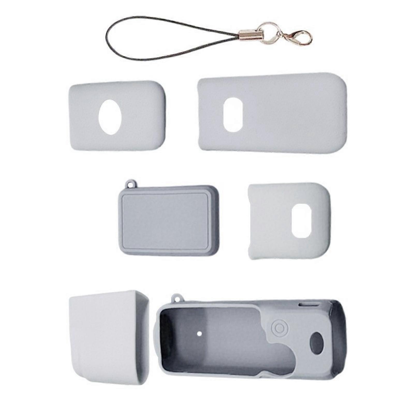 Thin Silicone Skin Protector Secure Grip Enhances Ergonomic Design Scratch Resistant Camera Case for Pocket 3 Camera Multicolor