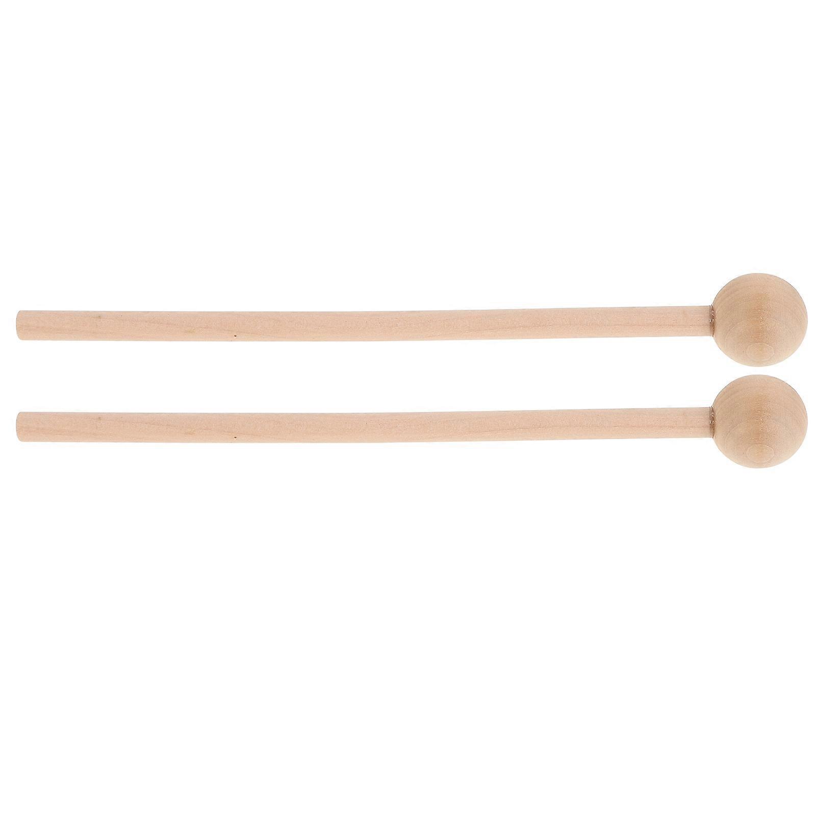 Wooden Rhythm Sticks Orff Mallets for Early Music Education – Safe, Crisp Sound Drum Mallets for Xylophone and Kindergarten Percussion Instruments