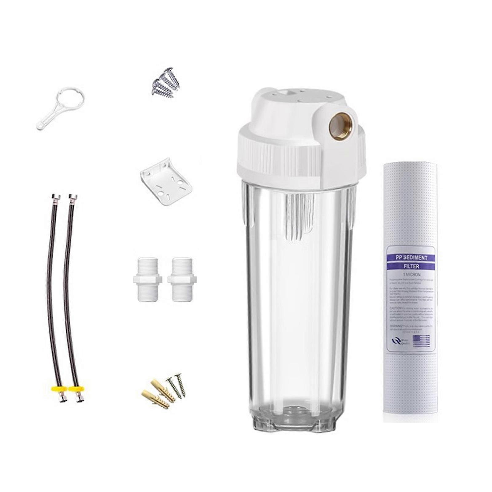 10inch Transparent Water Depurator Filter Bottle Detonation Proof Bottle Filter Replacement Water Filters Bottle Multicolor