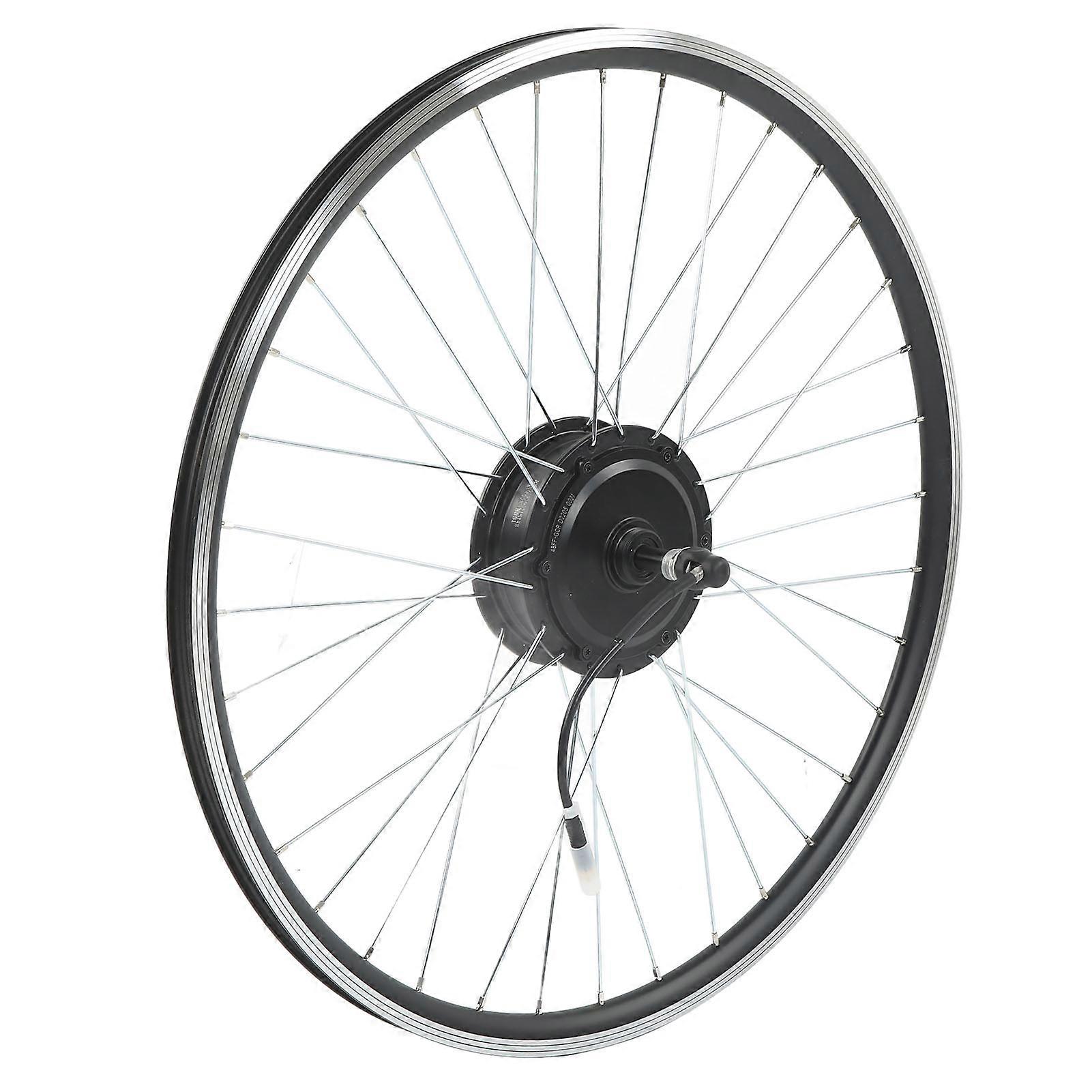 Elektrofahrrad Hinterrad Umbausatz 500W 48V Nabenmotor Hinterrad Schwungrad Brushless Getriebemotor LCD3 Display 26Zoll