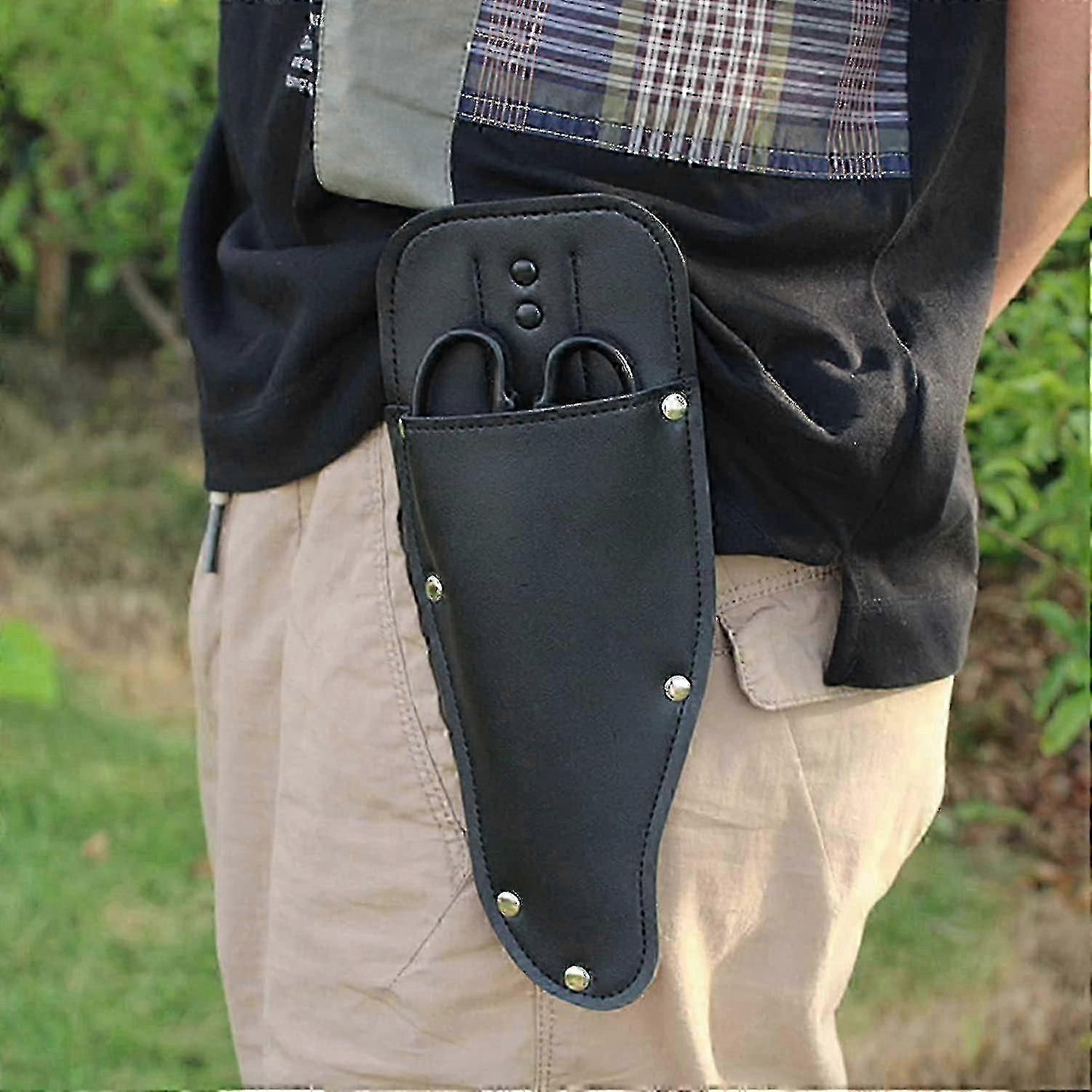 AURA Gartenschere Scheide, Gartenschere Scheide, Scheide Tasche Halter Werkzeug Tasche PU Leder Gartenschere Holster