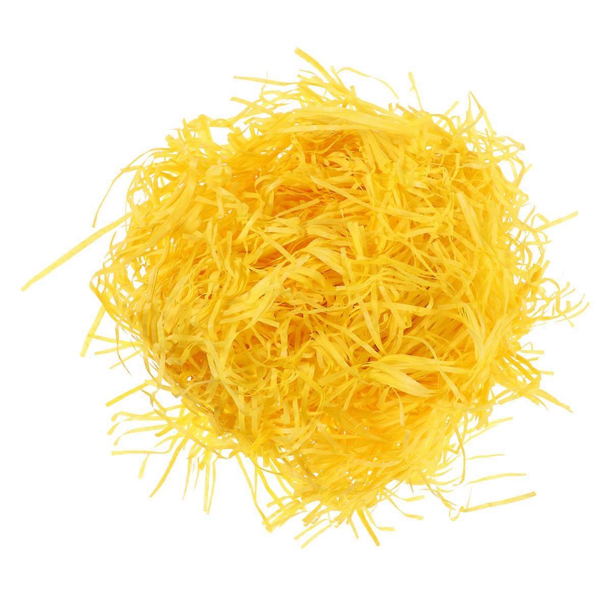 5 Pack Yellow Gift Box Filling Shredded Paper Filament for Party Supplies, Birthday, Wedding, Christmas Decorations – Safe and Practical Packaging