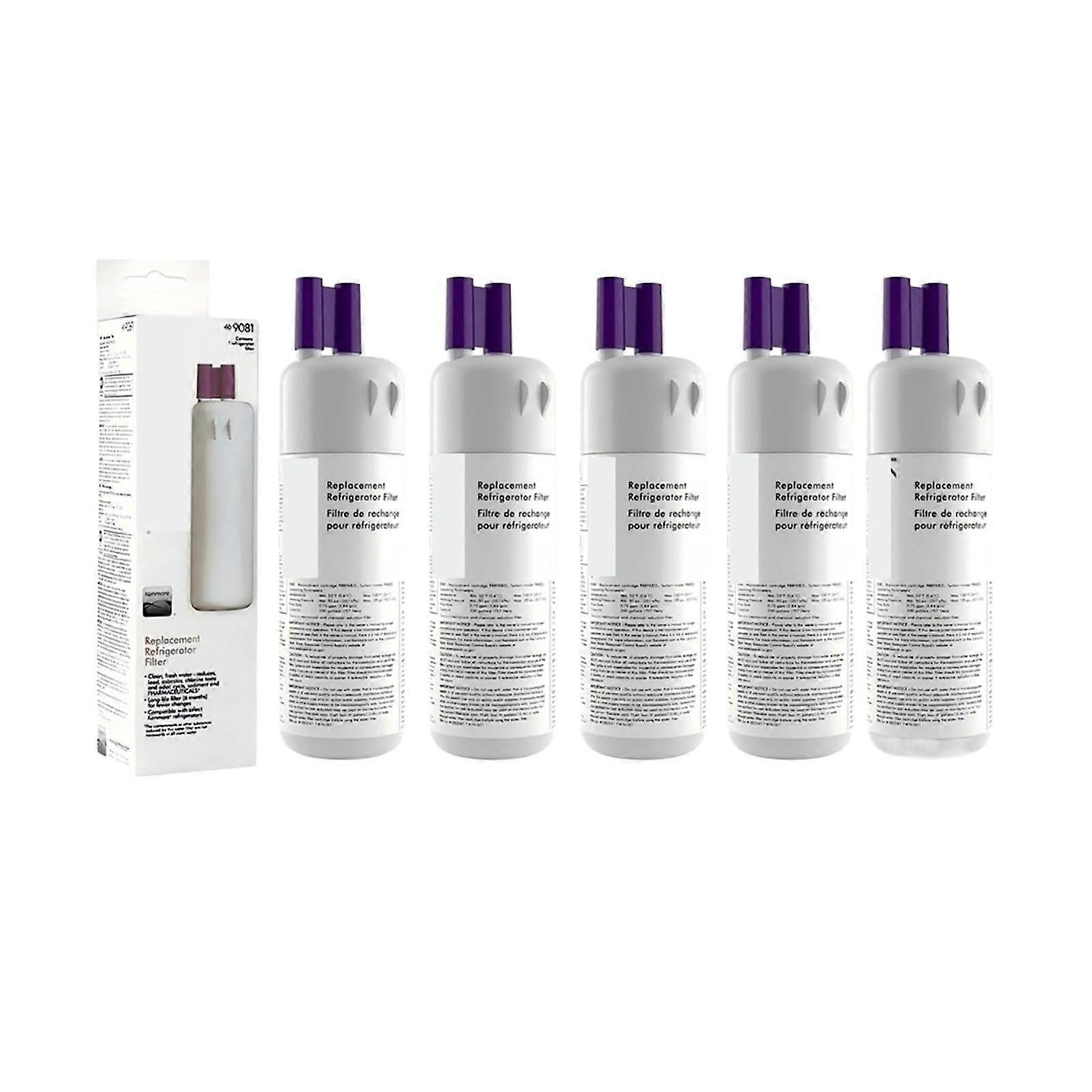 Replacement refrigerator filter, compatible with Kenmore, compatible with EDR1RXD1, W10295370A 469930 469081 (5pcs)