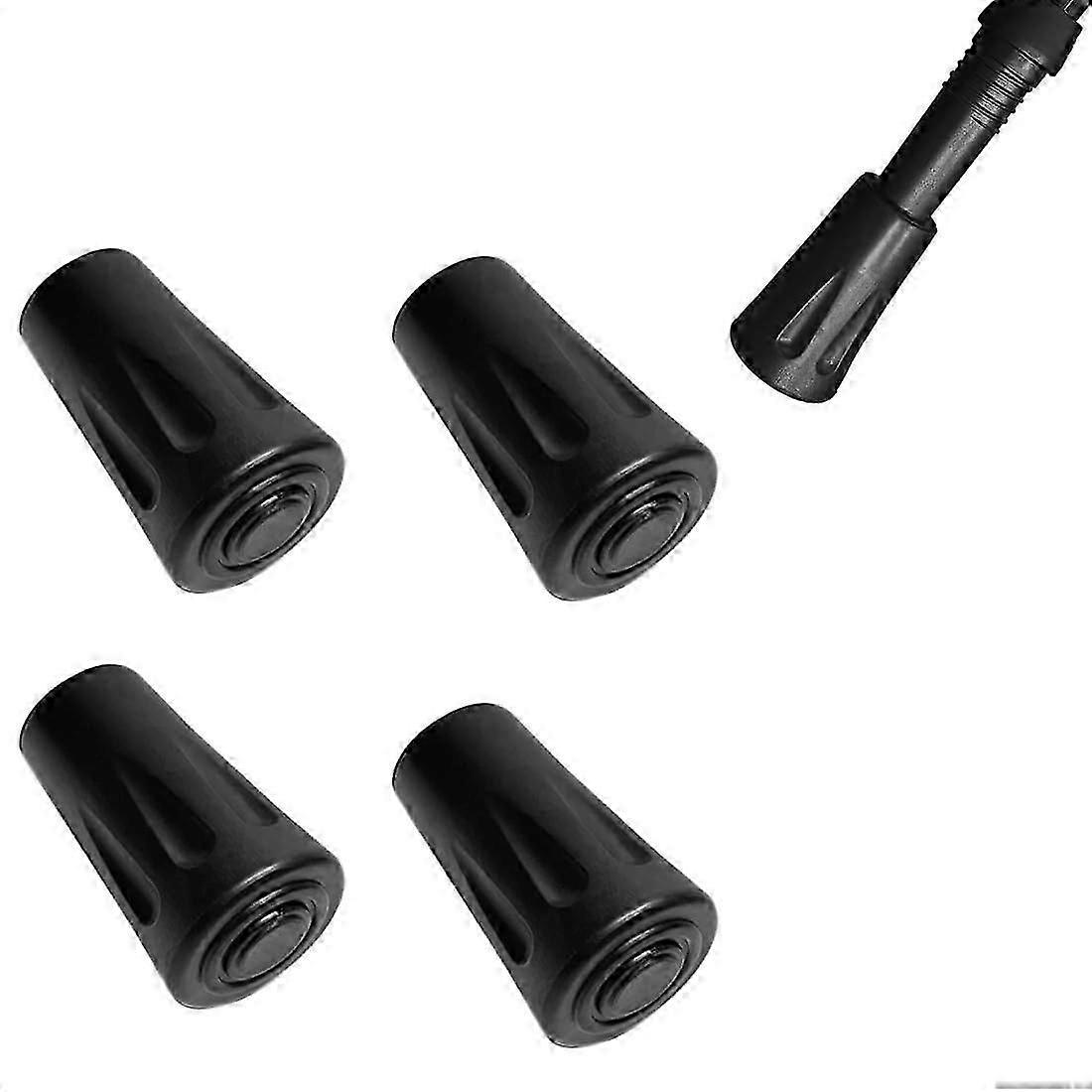 Pack of 4 Nordic Walking Pads, Walking Poles, Walking Pads, Asphalt Rubber Buffer for All Common Nordic Walking Poles, Trekking Poles, Rubber Buffer-G