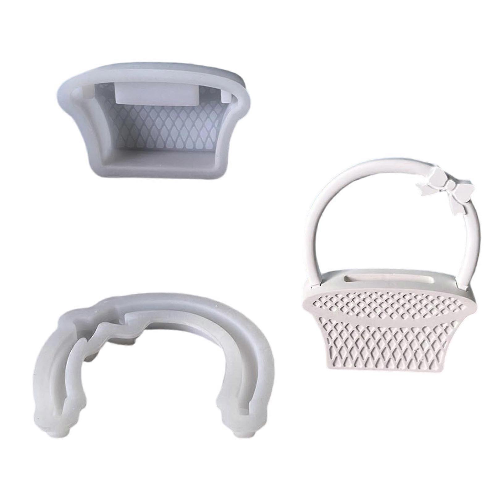 Crafting Silicone Mold Decorative Flower Container Design For Resin Plaster Projects Wall Display Decors Multicolor