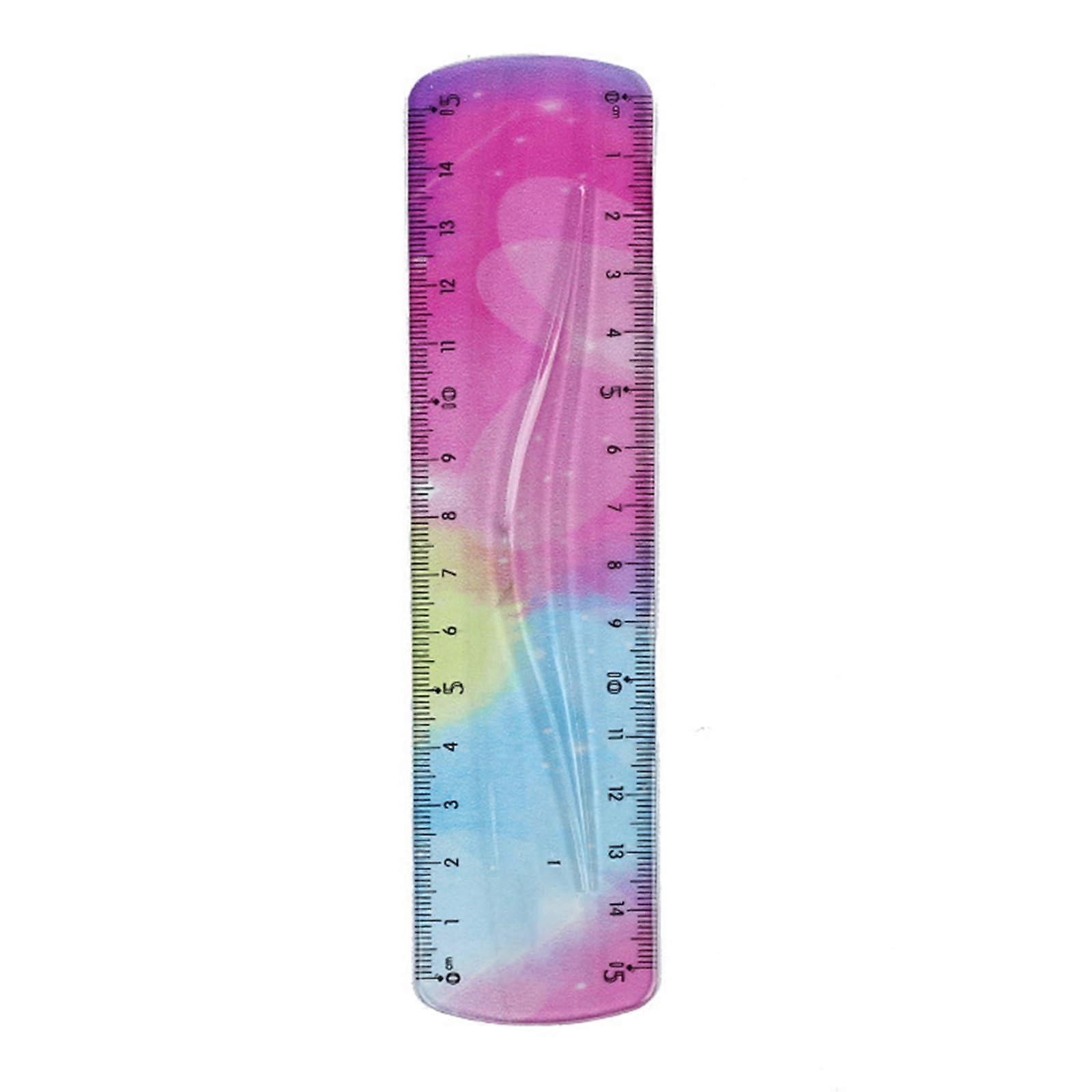 Bendable Rulers 15 cm Made of Break-Resistant PVC for Students, Accurate Measurements in Any Environment