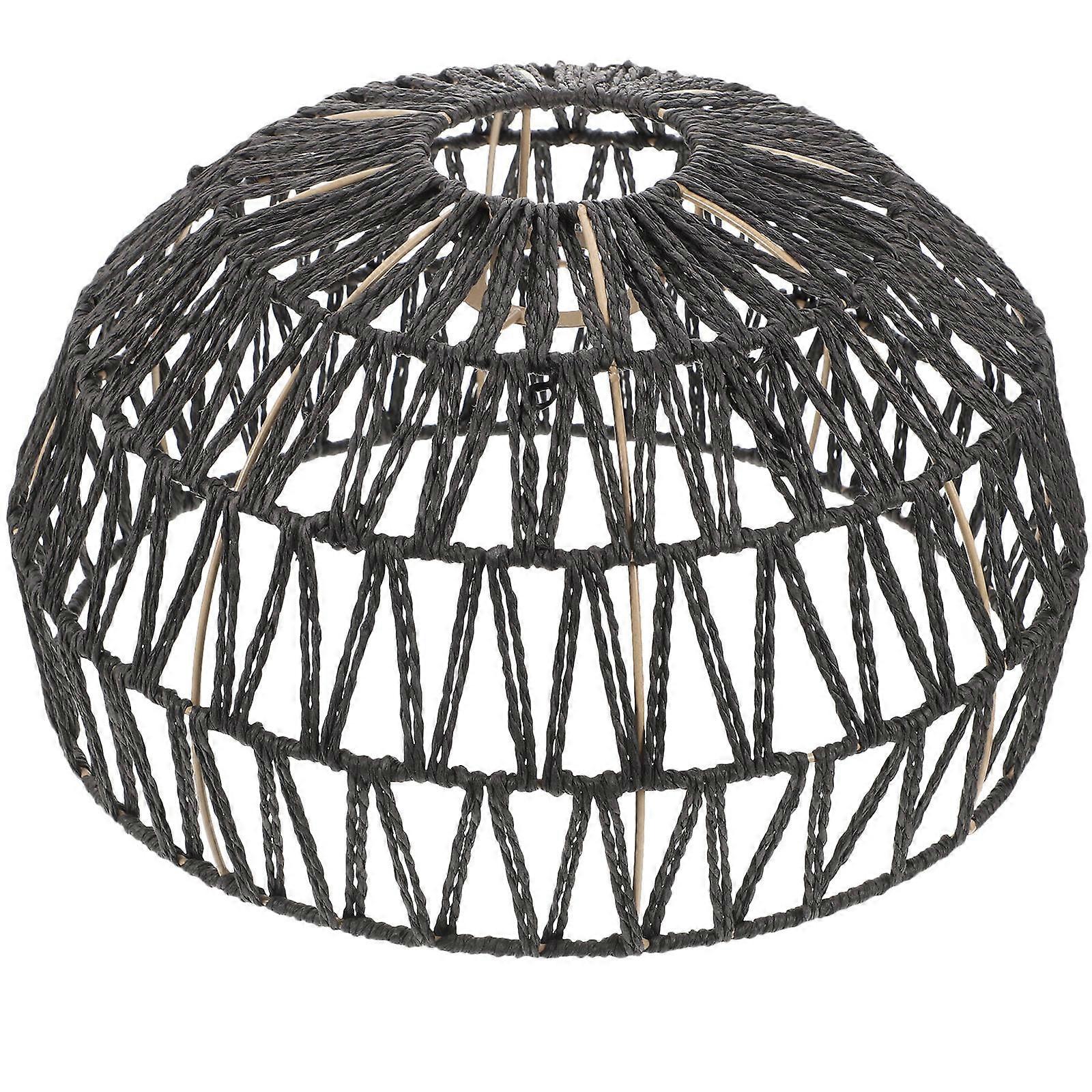 أنيقة خمر المنسوجة ورقة السقف قلادة مصباح الظل للمنزل مطعم ديكور سهلة التركيب الثريا غطاء ضوء لاعبا اساسيا التبعي