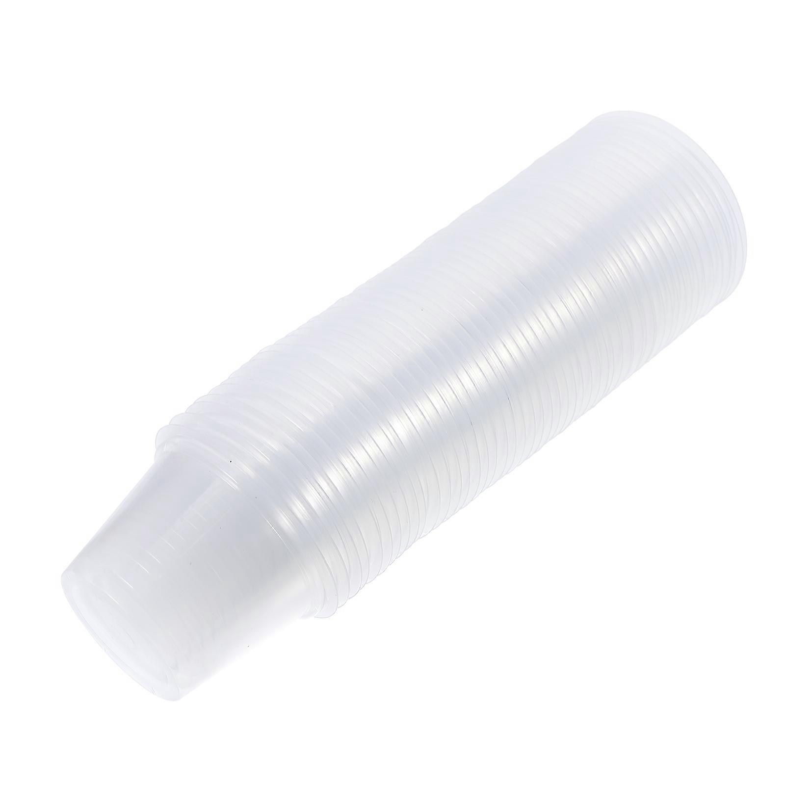 Windproof Cup 120Pcs Transparent Plastic Cups with Stable and for Storage