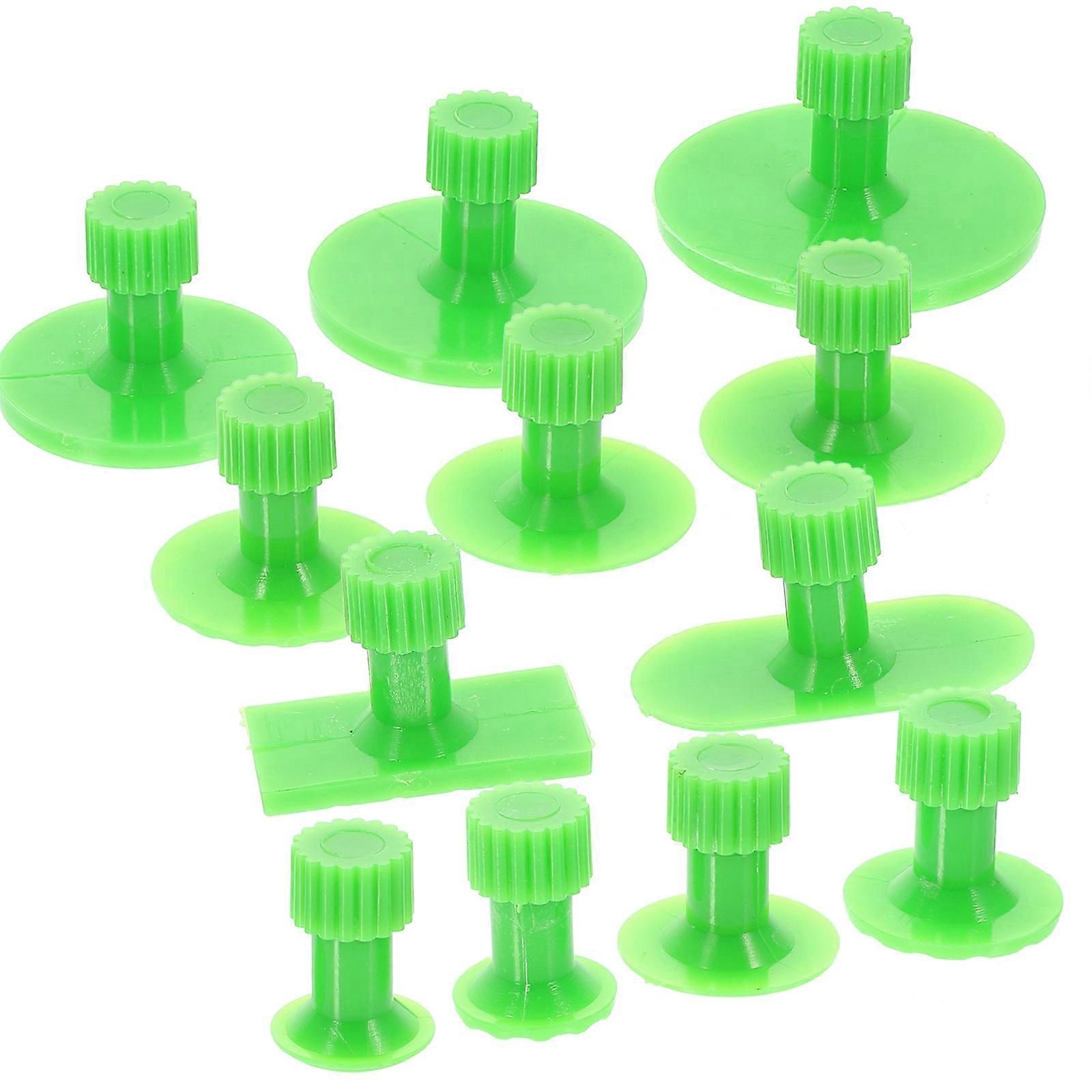 Borttagning av bilkaross bucklor Grön 4X4cm Abs Material För Bilägare 12st