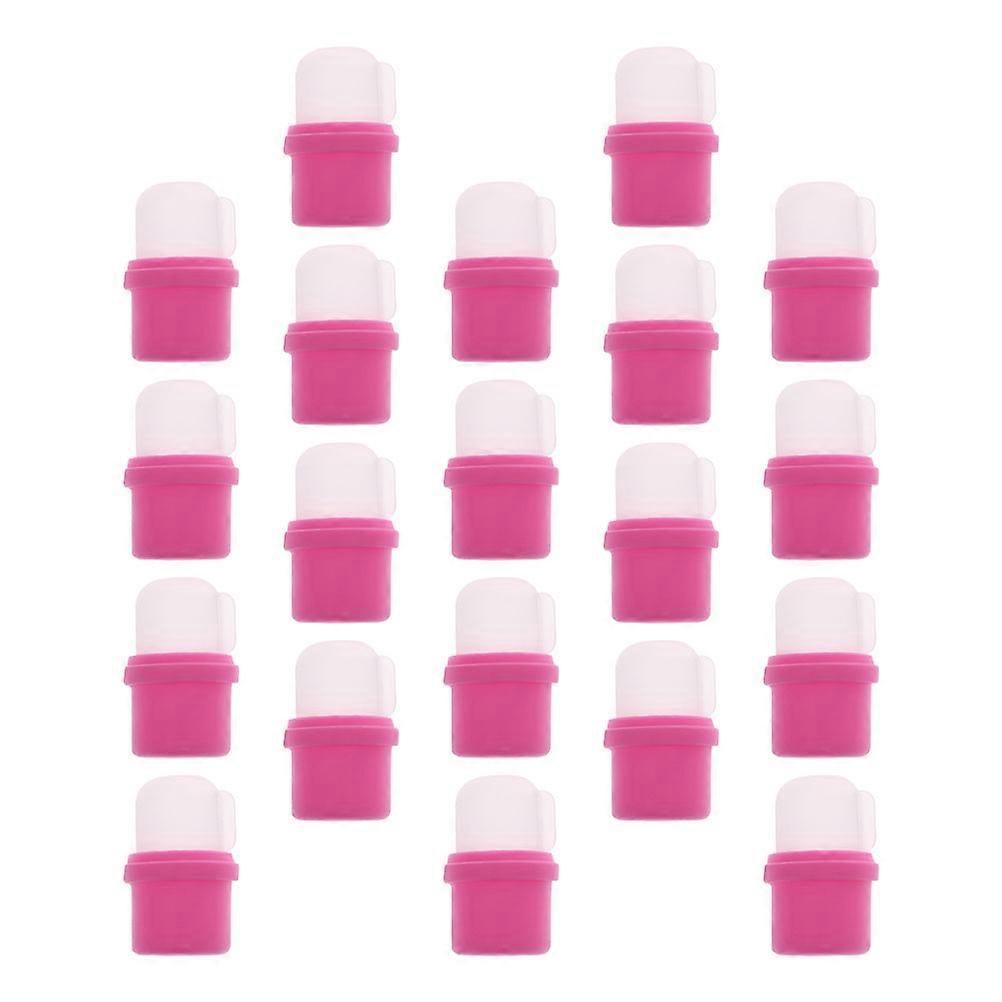 20pcs Nail Soaker Caps for Easy Nail Polish Removal – Durable Manicure Accessory for Home and Professional Use