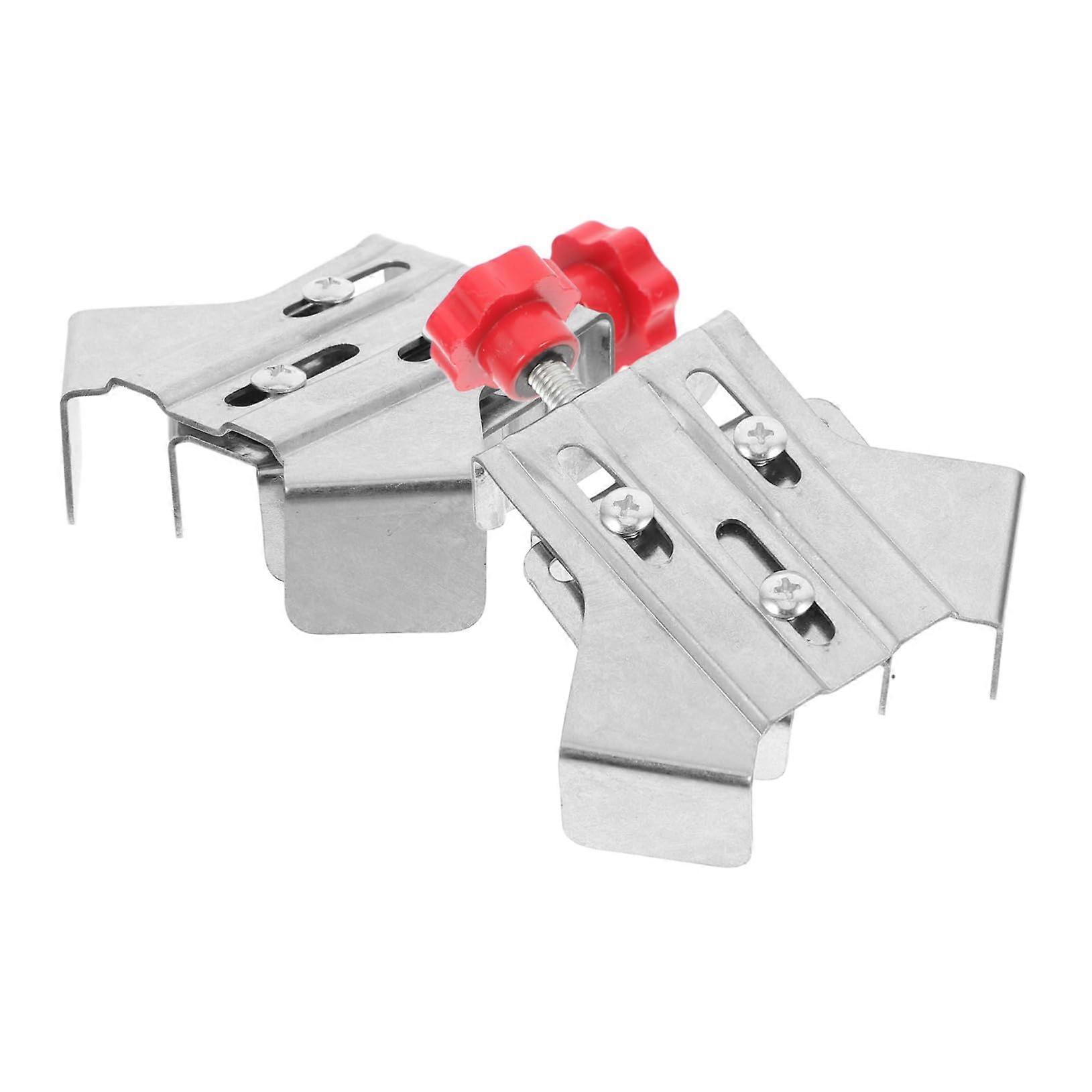 2 pieces rightangle clamp corner bracket mechanical rightangle universal clamp rightangle woodworking corner fixing silver stainless steel