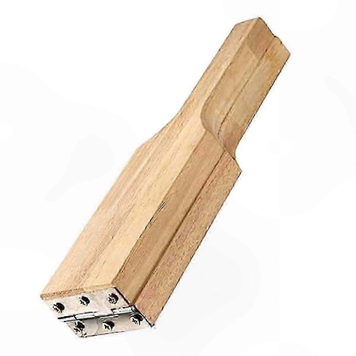 Seafood Debarker and Nut Sheller Tool Set with Wooden Food Clamp