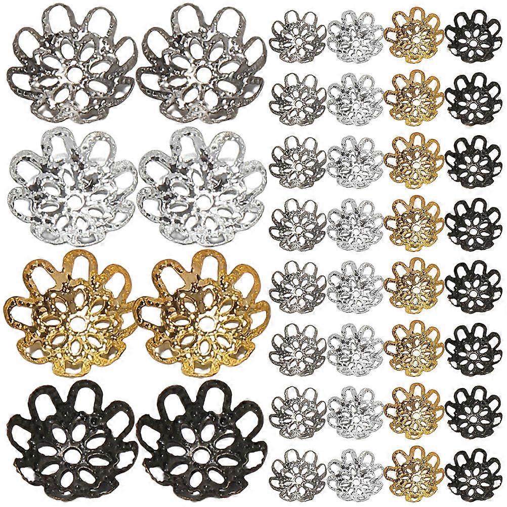 Here's a polished and professional product description based on the details you provided:
**1 Set Vintage Flower Bead Caps for DIY Jewelry Making