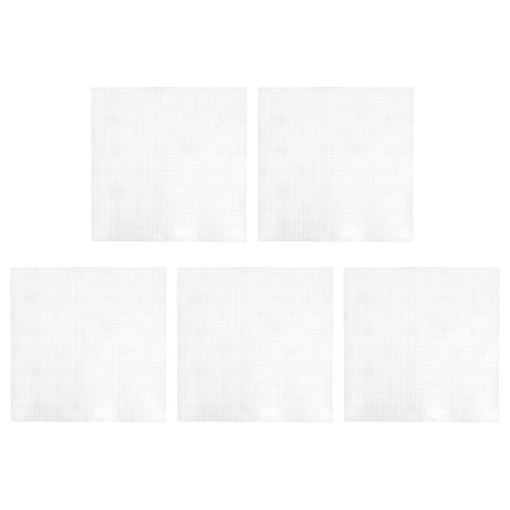 Plastic Mesh Sheets for Bag Making – Cuttable & Flexible Plastic Canvas for DIY Embroidery, Crochet & Craft Projects – Durable Material Set of 5