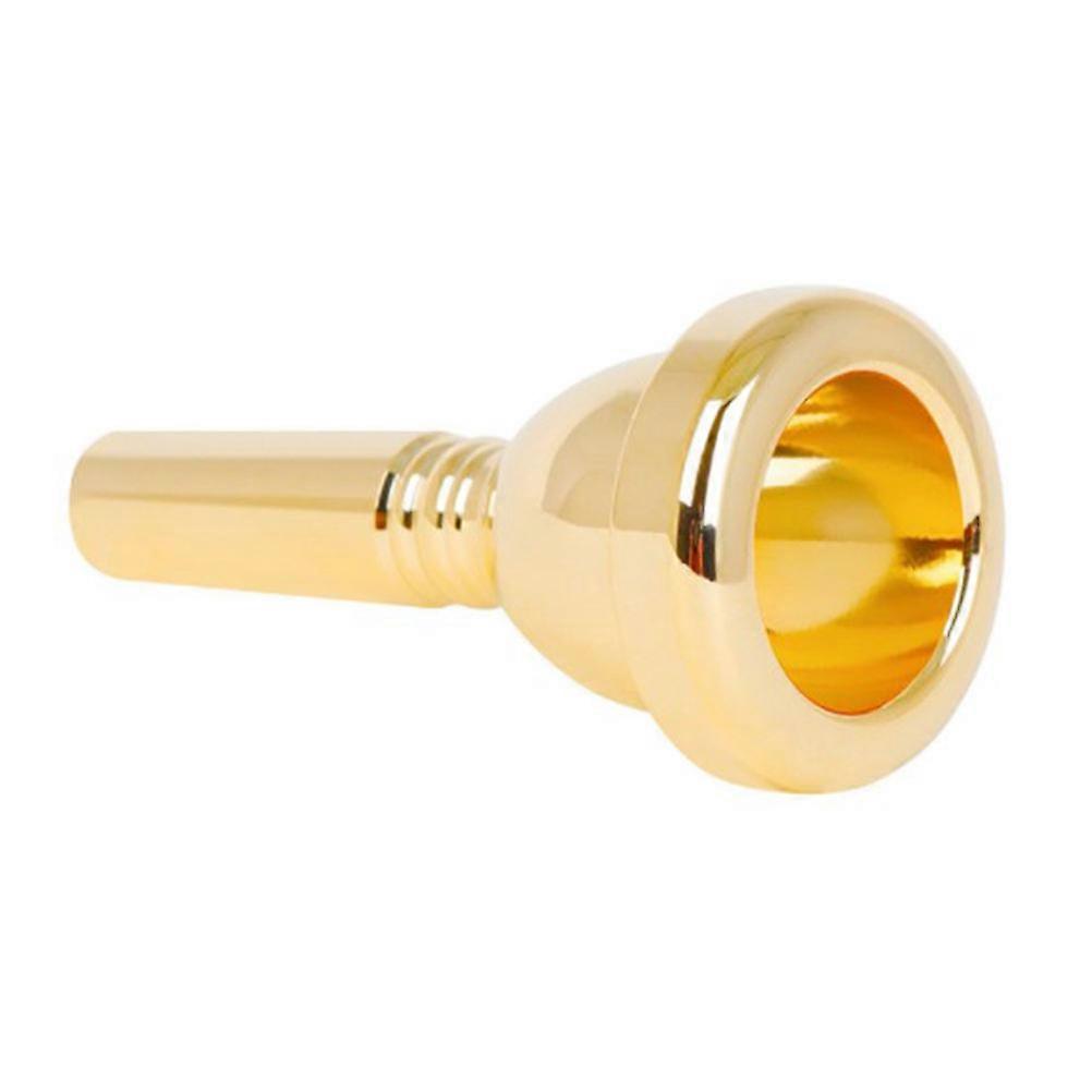 Trumpet Mouthpiece Replacement Part For Beginners And Professional Players In Golden Color Made Of Durable And Practical Materials 1Pack