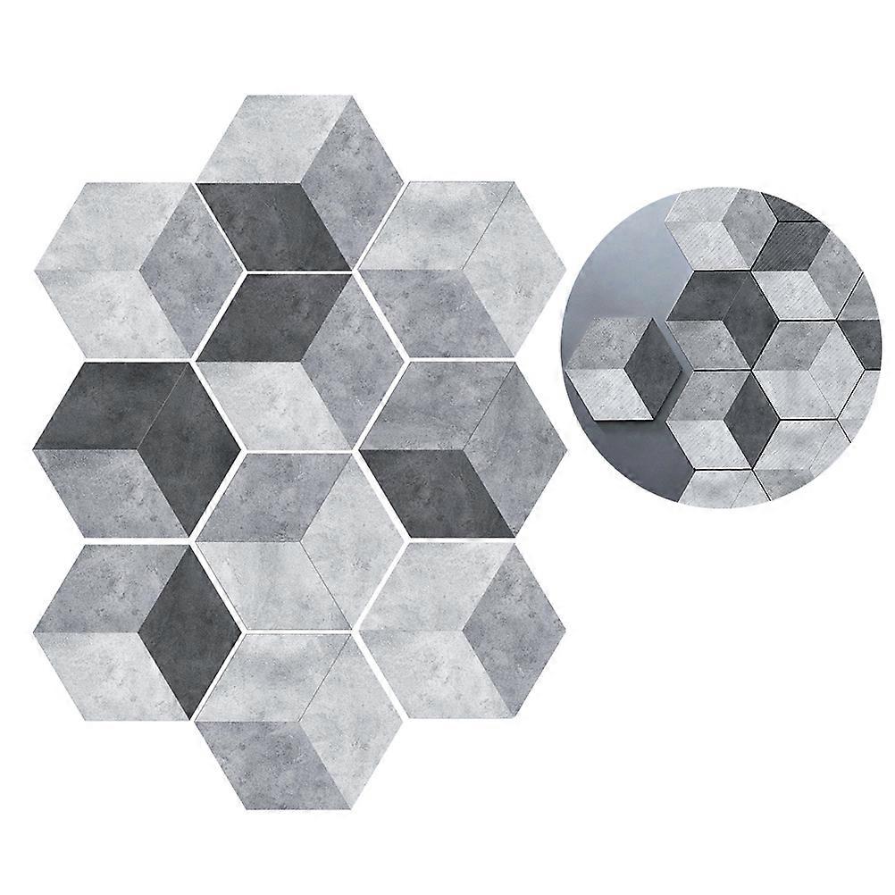 Self-Adhesive Hexagonal Floor Stickers 10Pcs For Cabinets Children's Bedrooms Anti-Slip Waterproof Decor