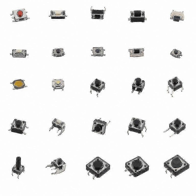 Touch Switch/ Micro Switch / Push Buttons Tactile Push Button Switch 125pcs