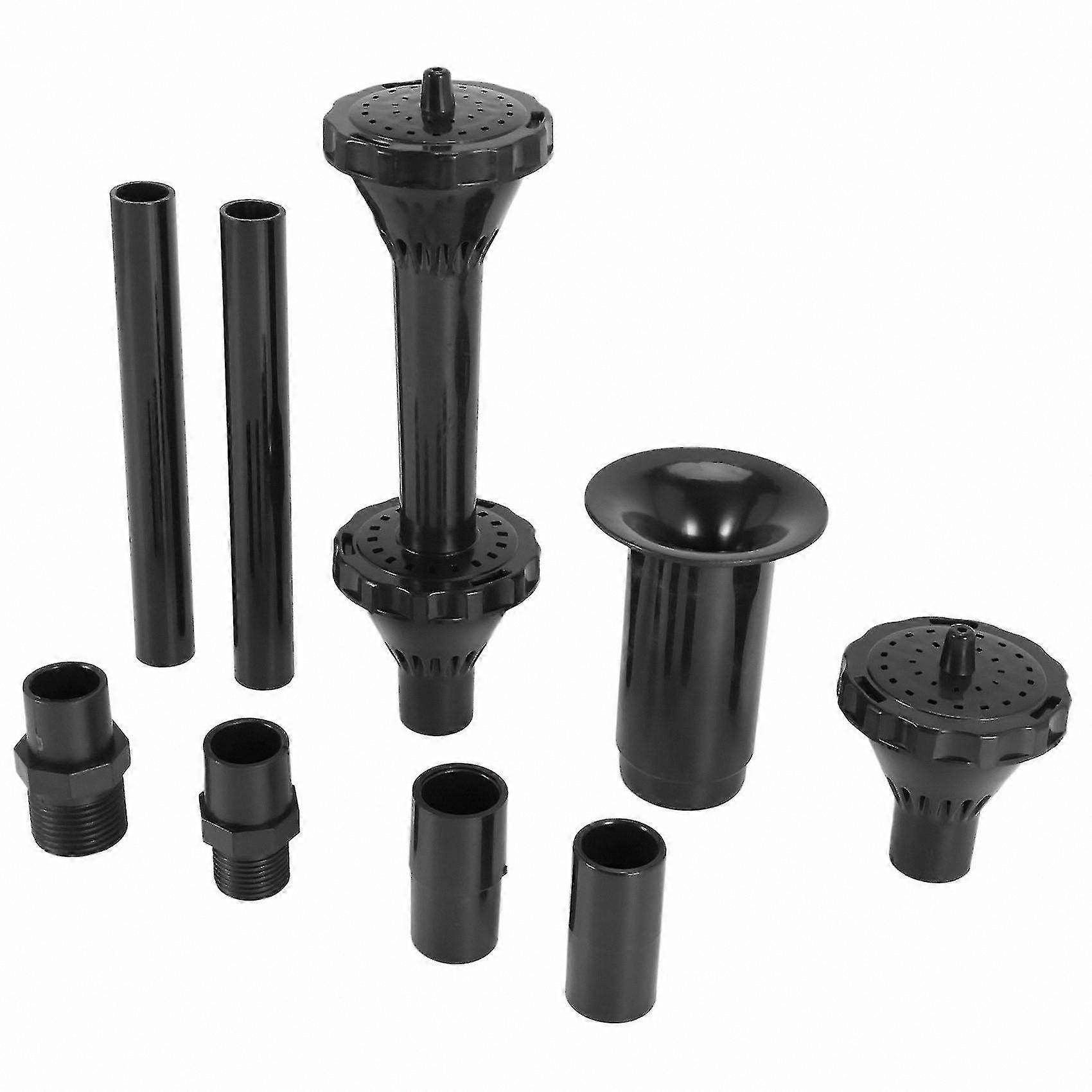 Small Fountain Nozzle Kit, 9pcs Water Nozzle Heads for Pond, Pool, and Submersible Pump Use