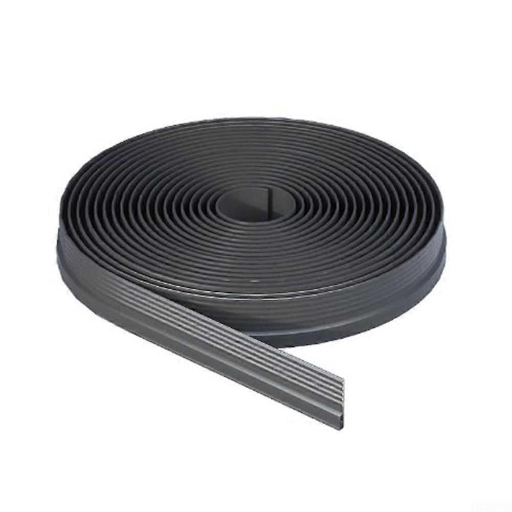 Weather Stripping Door Seal Strip, TPE Sliding Window Sealing Strip, SelfAdhesive Draught Excluder (Grey) Gray