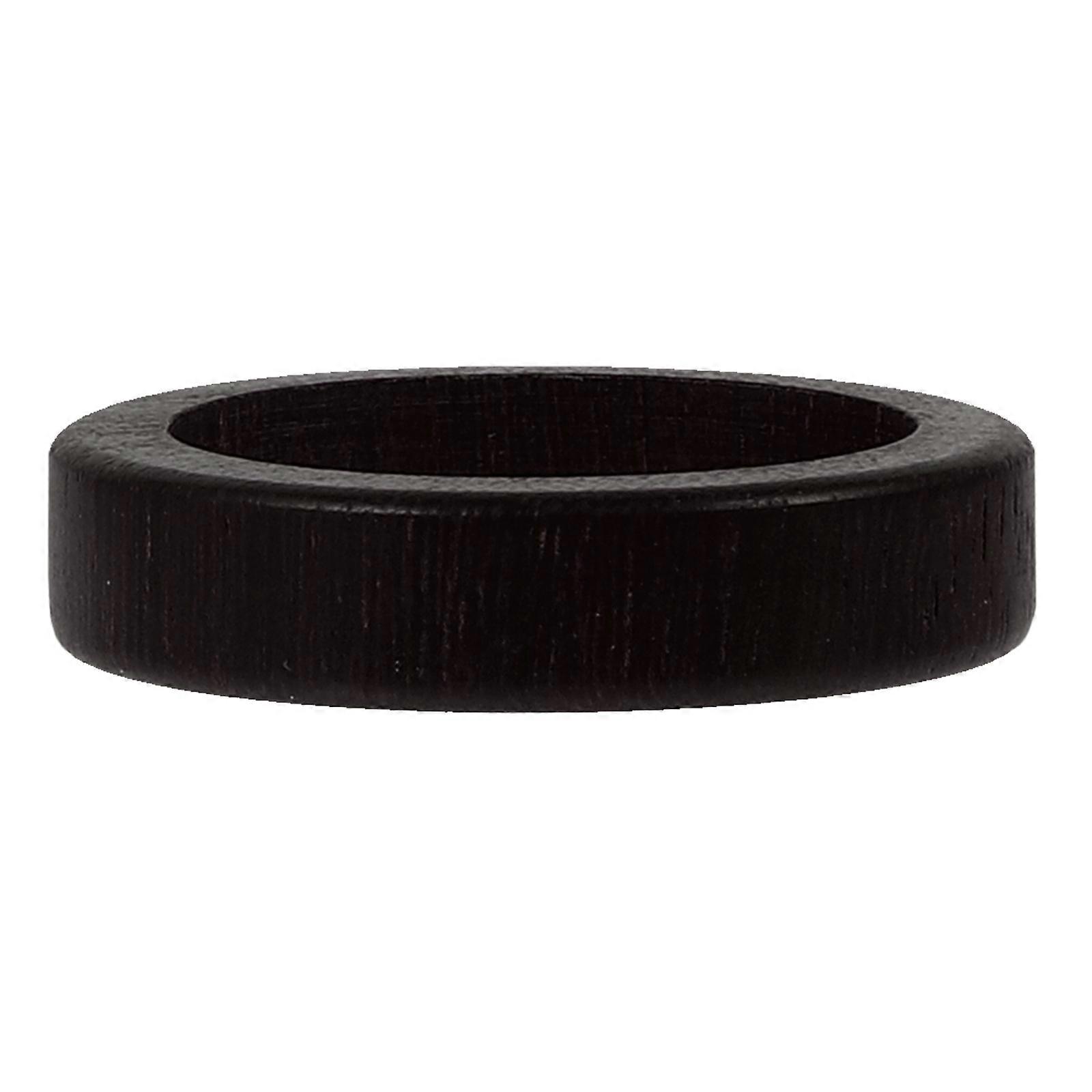 Elegant Wooden Couple Rings Simple Durable Design Unique Finger Jewelry for Lovers and Students