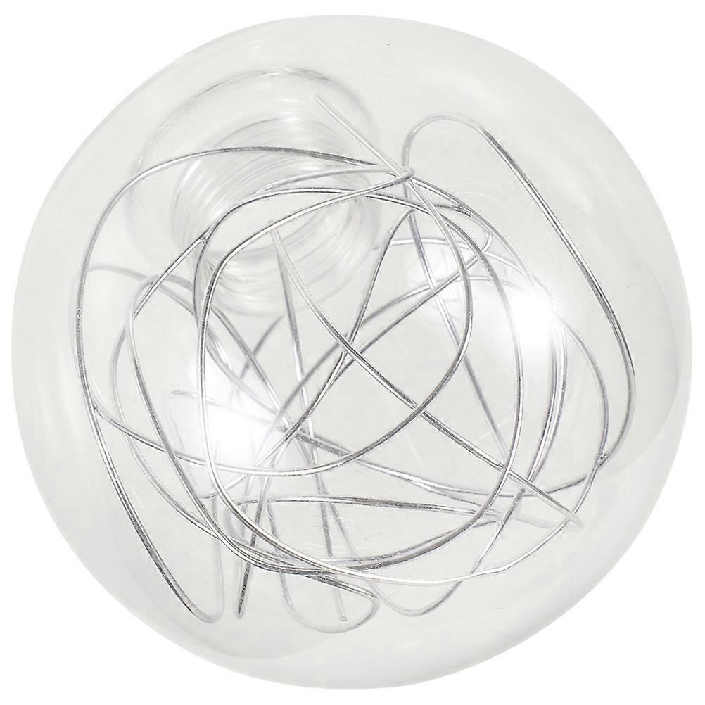 Elegant Silver Round Glass Lampshade For Wall Lamp And Ceiling Lamp 1Set