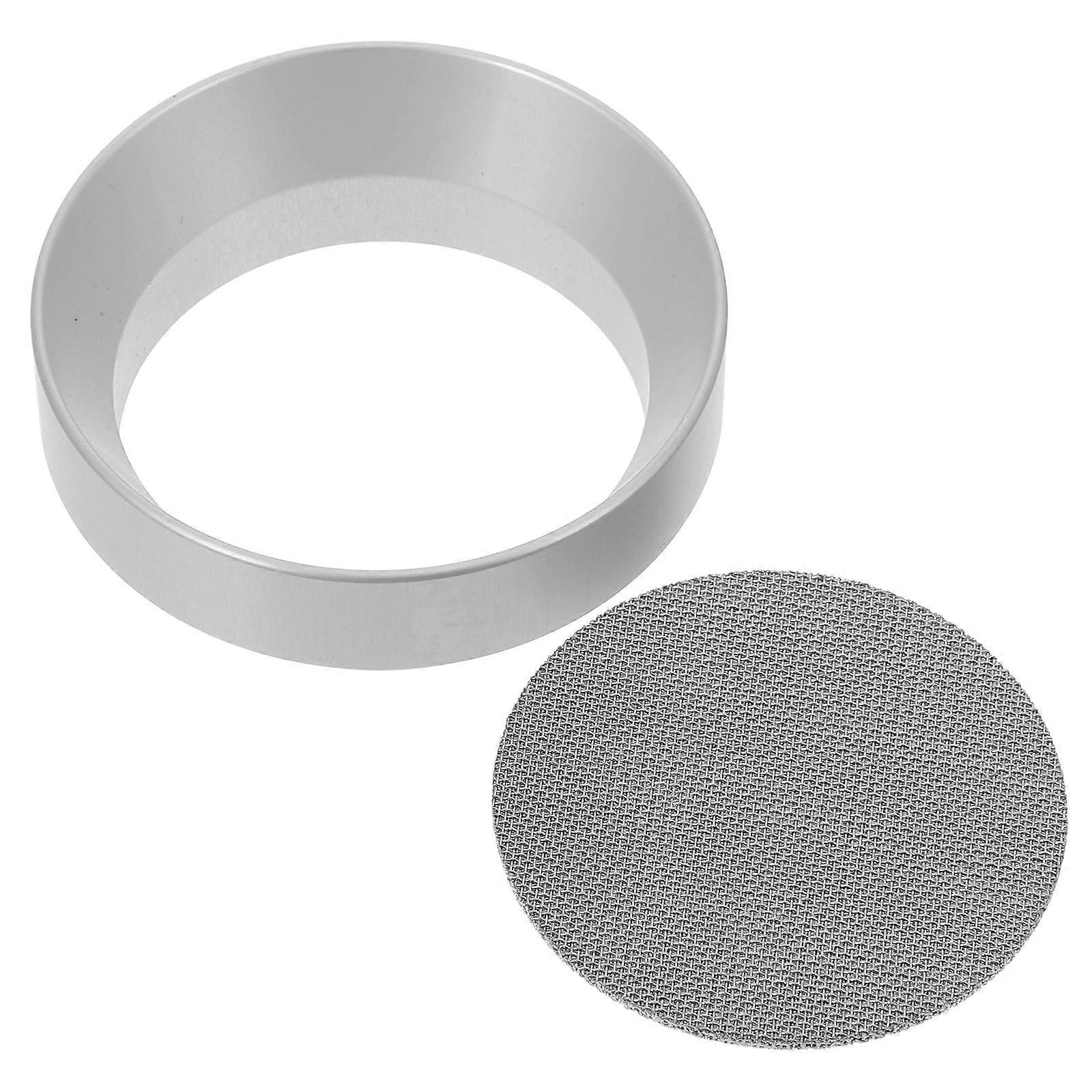 Coffee Tools Dosing Ring Reusable Filter Aluminium Alloy 51 MM Compatibility With Various Coffee Machines 1Pcs