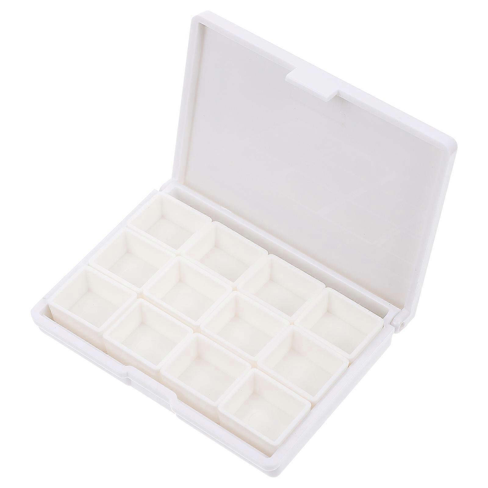 Pigment Small Cubes Watercolor Pigment Packaging Box Studio Painting Elegant Design Square Shape 1.6X6X8CM Pigment Sample Plate 1 Set