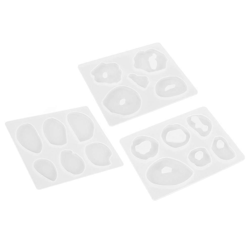 Resin Craft Molds in Silicone, Ideal for Pendant and Earring Creation, Reusable