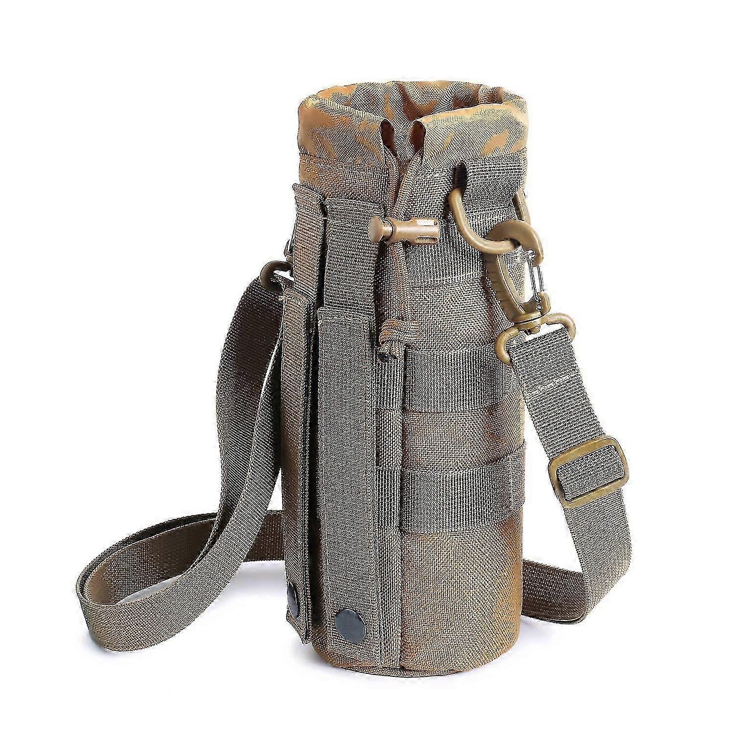 Tactical Molle Water Bottle Bag Drawstring Water Bottle Holder