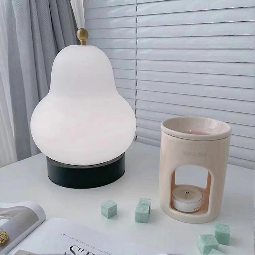 LED Nightstand Lamp with USBC Rechargeable, TouchSensitive Night Light, 3 Color Modes, Stepless Dimming, White