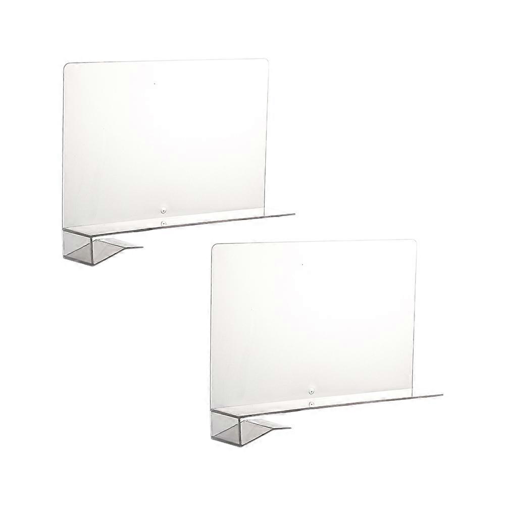 2pcs Sturdy Closet Partition Separators Drawer Divider Boards for Organized Storage Cabinets and Bookshelves