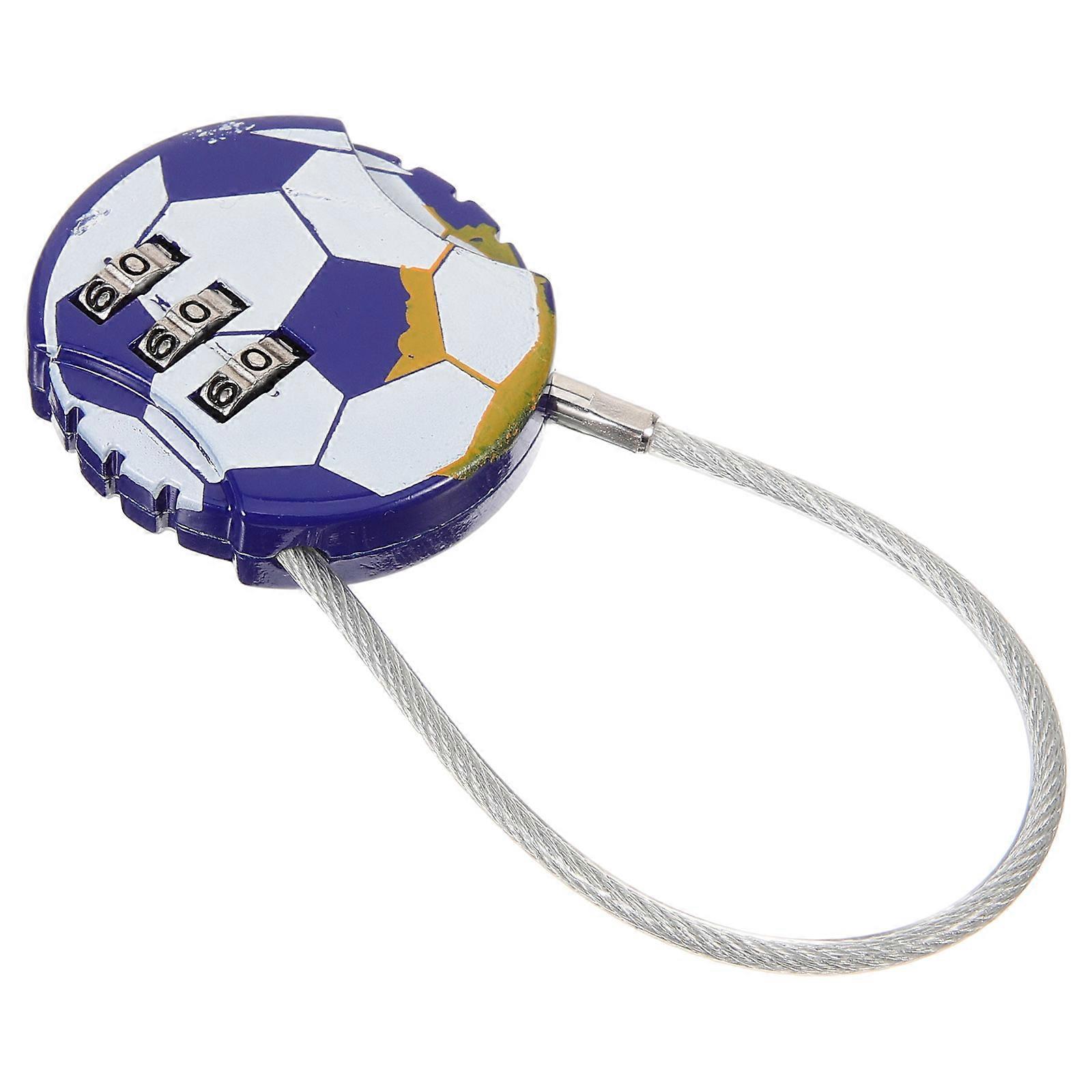 Secure Wire Lock Cable in Design for Luggage and Gym Lockers Multi Color 3 Lock