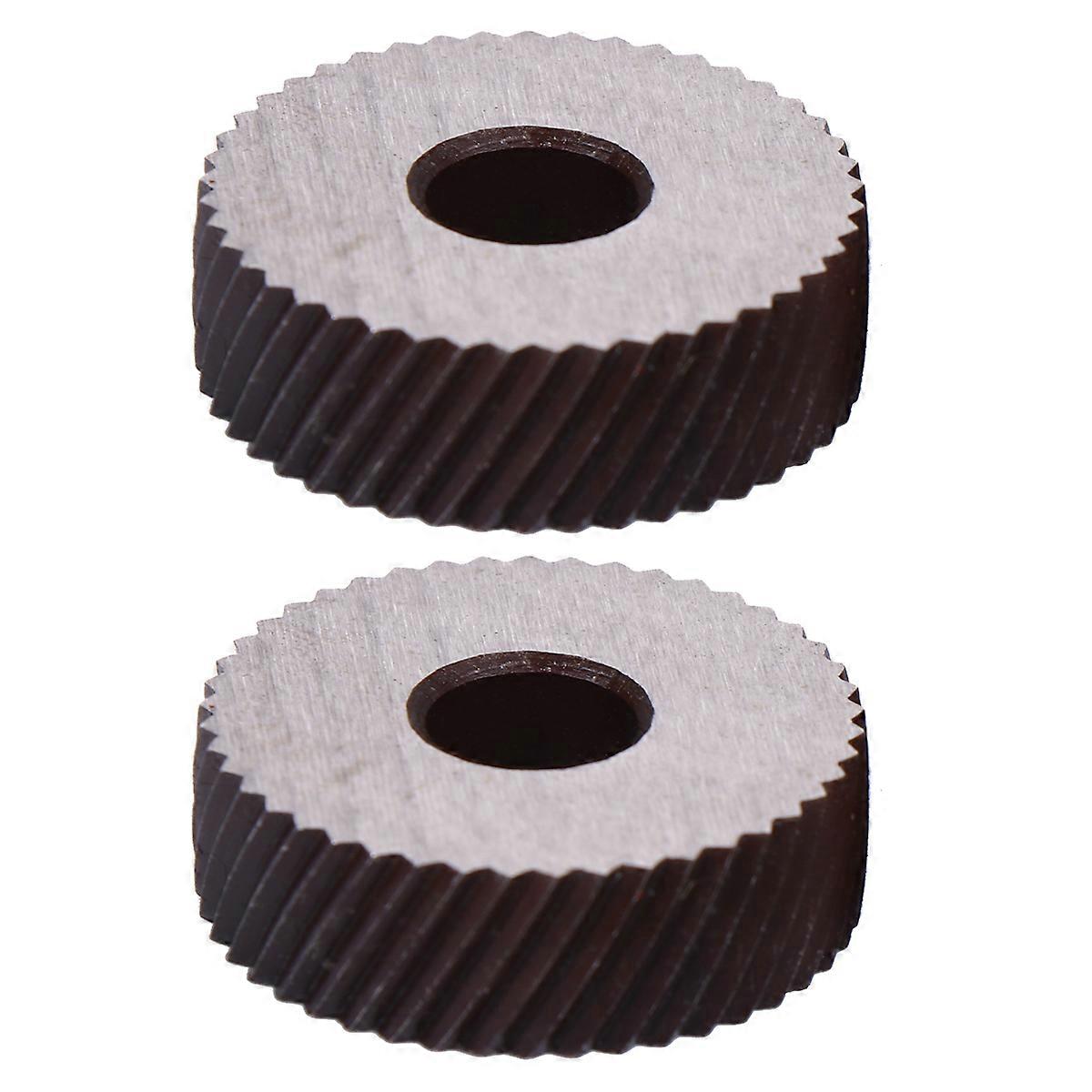 Linear Pitch Set Tools For Manufacturer Use 2.50x2.50x0.70cm Black Decorative Finish Fine Knurling 2Set