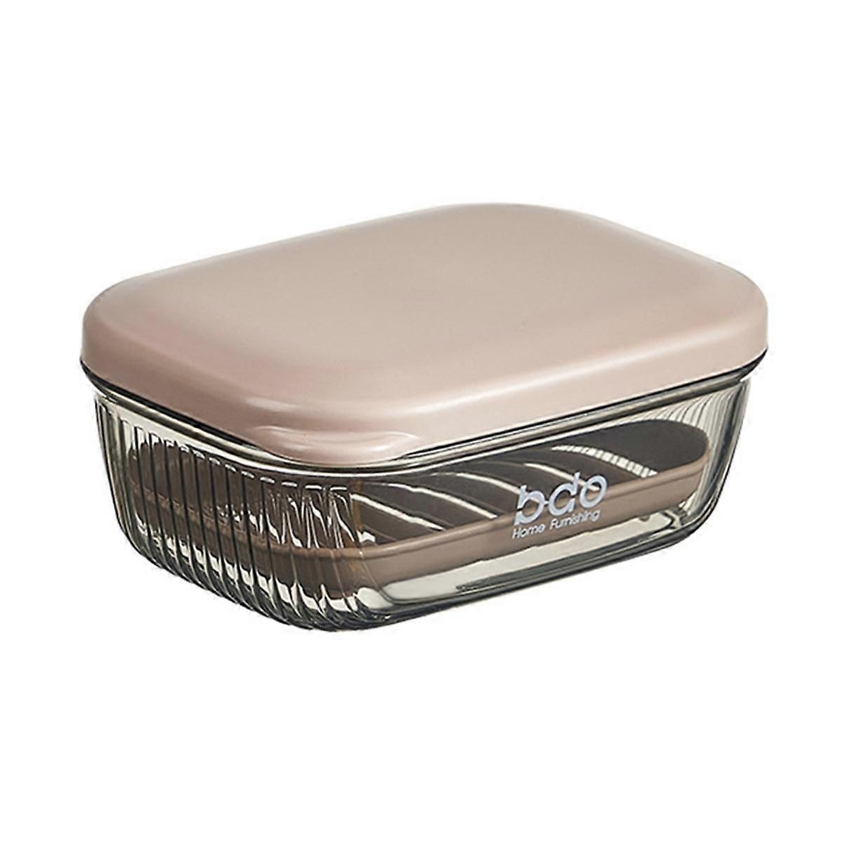 Travel Soap Case, Leakproof Soap Container with Lid, Portable Bar Soap Holder for Traveling, Soap Dishe for Bathroom