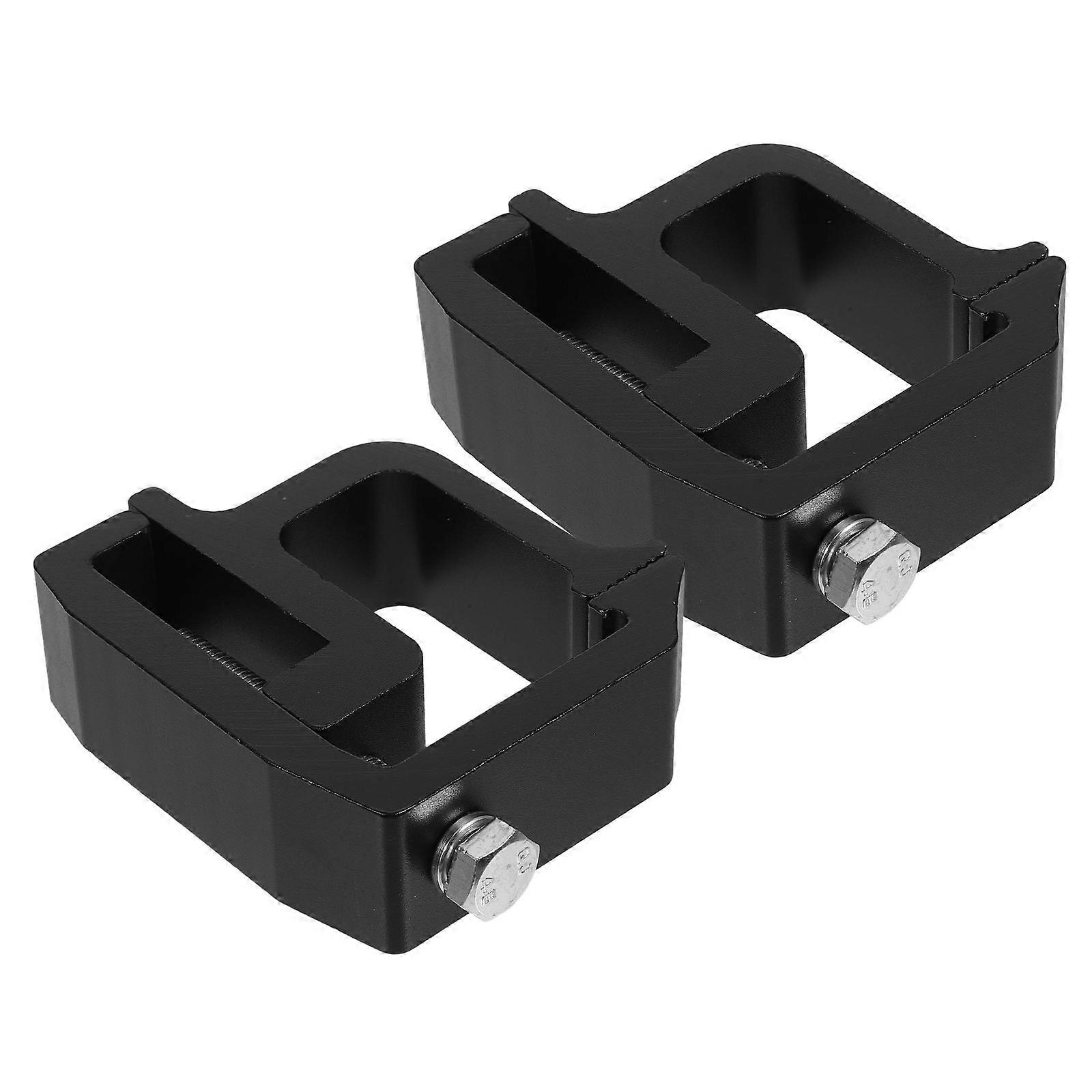 Black Iron Truck Topper Clamps for Car Use Ensuring Stability and Durability 2pcs