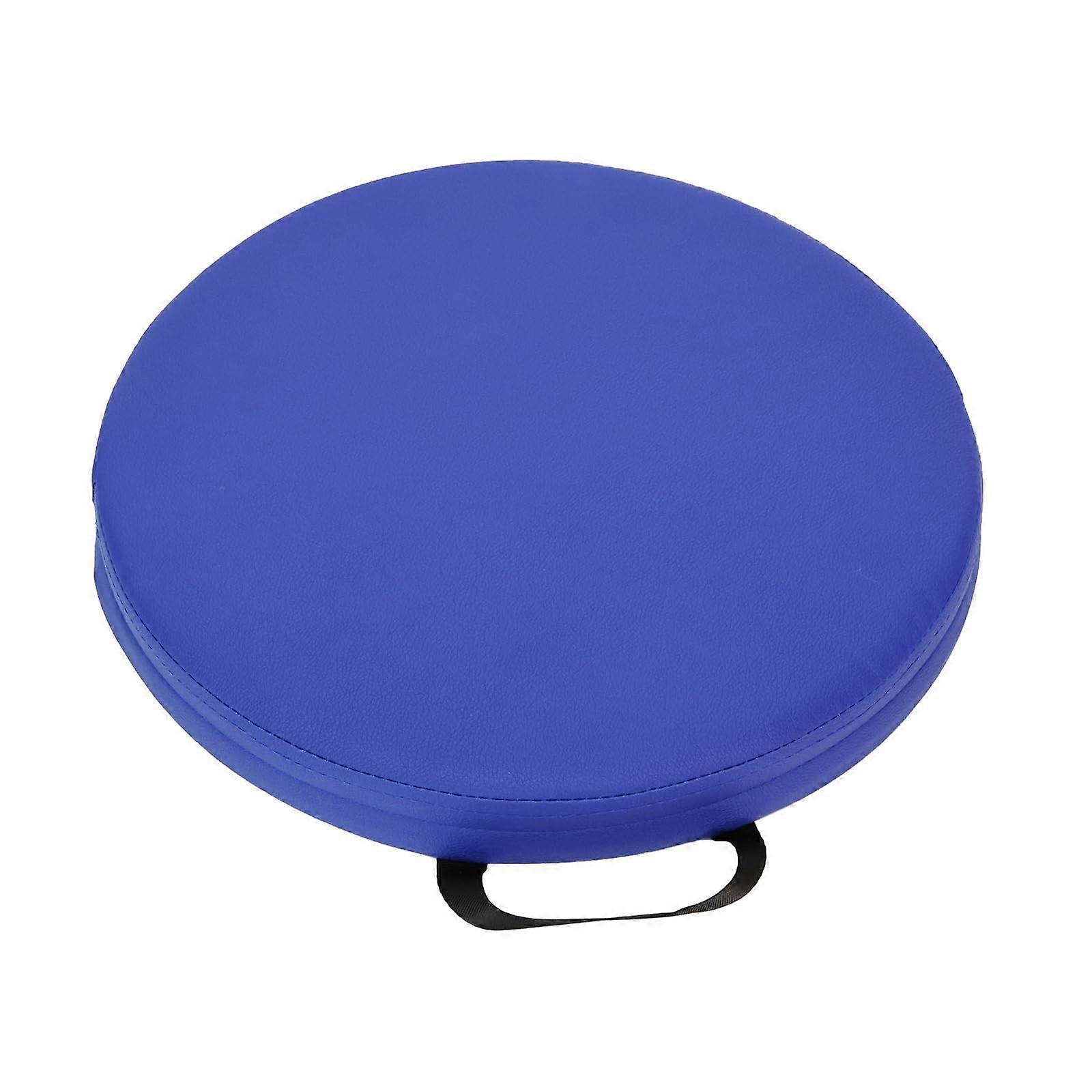 Soft round floor cushion with quickdrying fabric, round cushion, comfortable for indoor and outdoor relaxation, royal blue