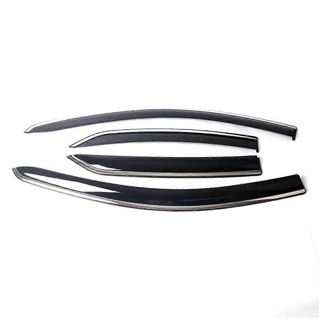 Window Rain Guard Deflectors 4-Piece Side Visor Shade Set for Sun Protection for Toyota Vios FS Hatchback 2017