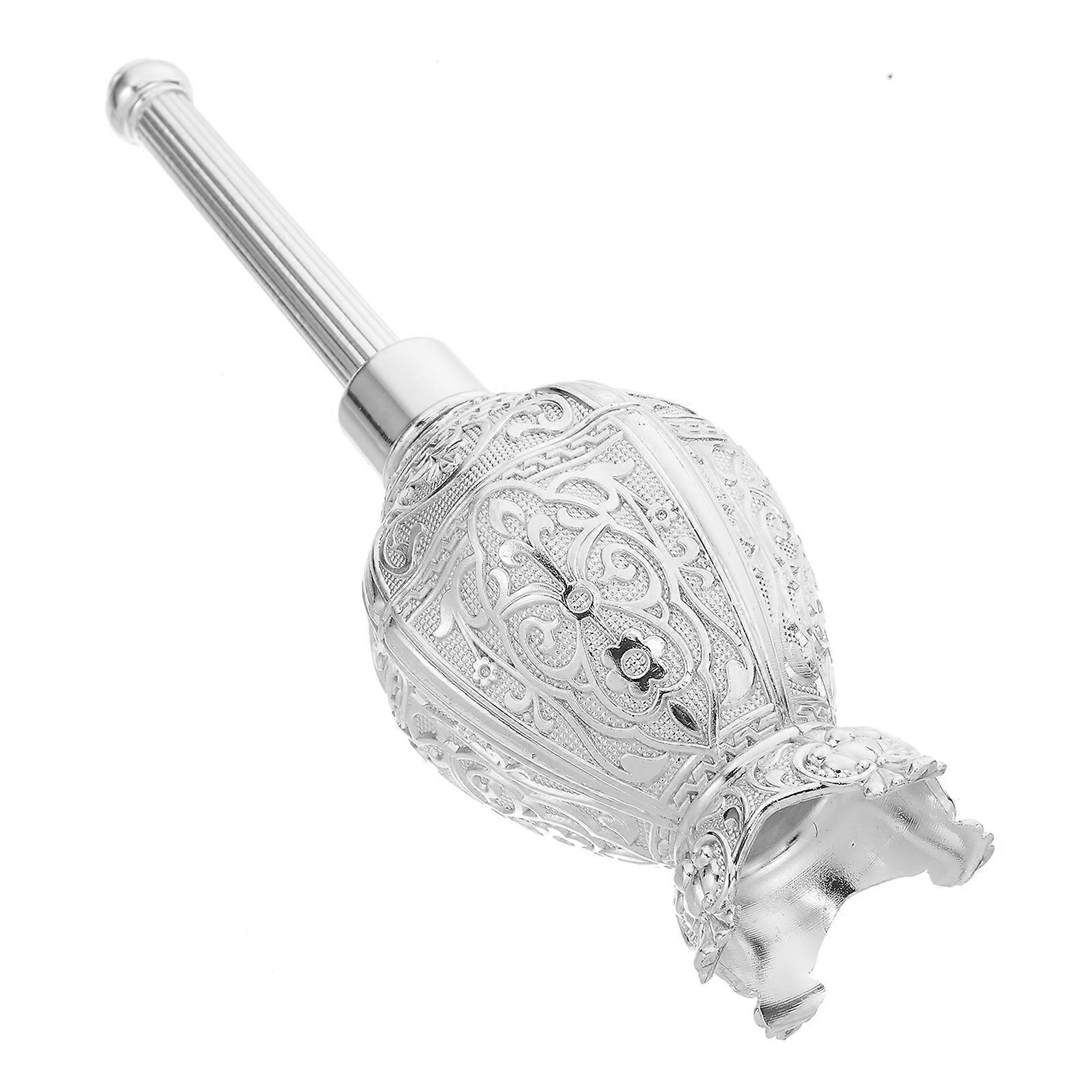 Travel Dispenser Holy Water Bottle For Religious Use Elegant Design 1Pack Silver