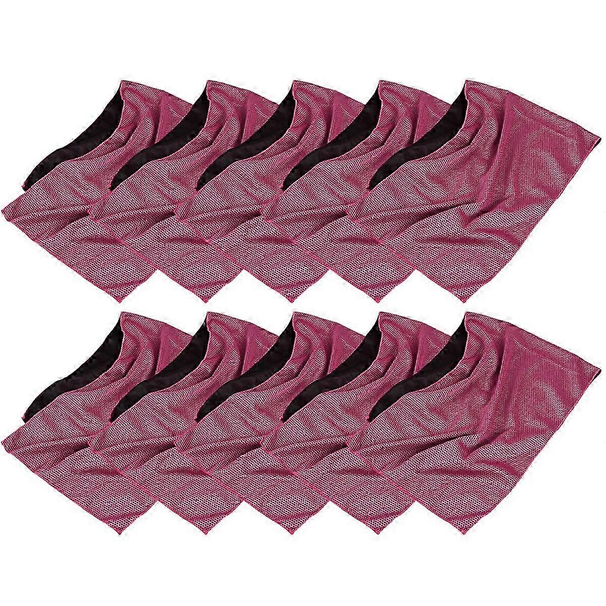 Rose Cold-feeling Sports Towel, Quick-drying, Outdoor Cooling