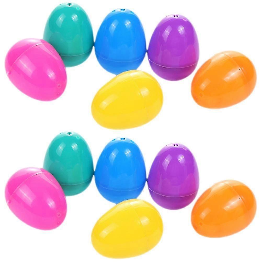 20pcs Easter Egg Ornament Openable Easter Eggs Shape Decor For Party Easter Party Favors Random Color-FCY