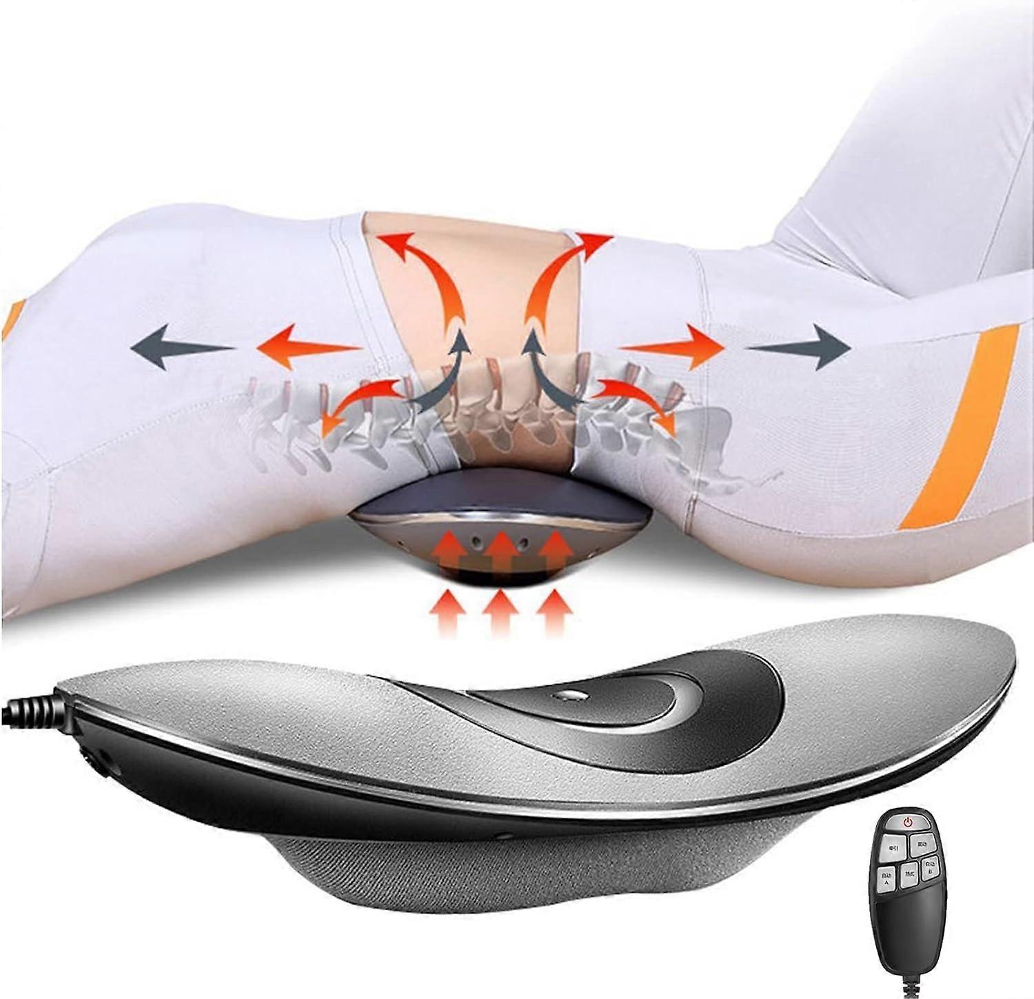 Electric Waist Tractor, Inflatable Heated Back Stretcher, Electrotherapy Massage, Suitable for Low Back Sciatica