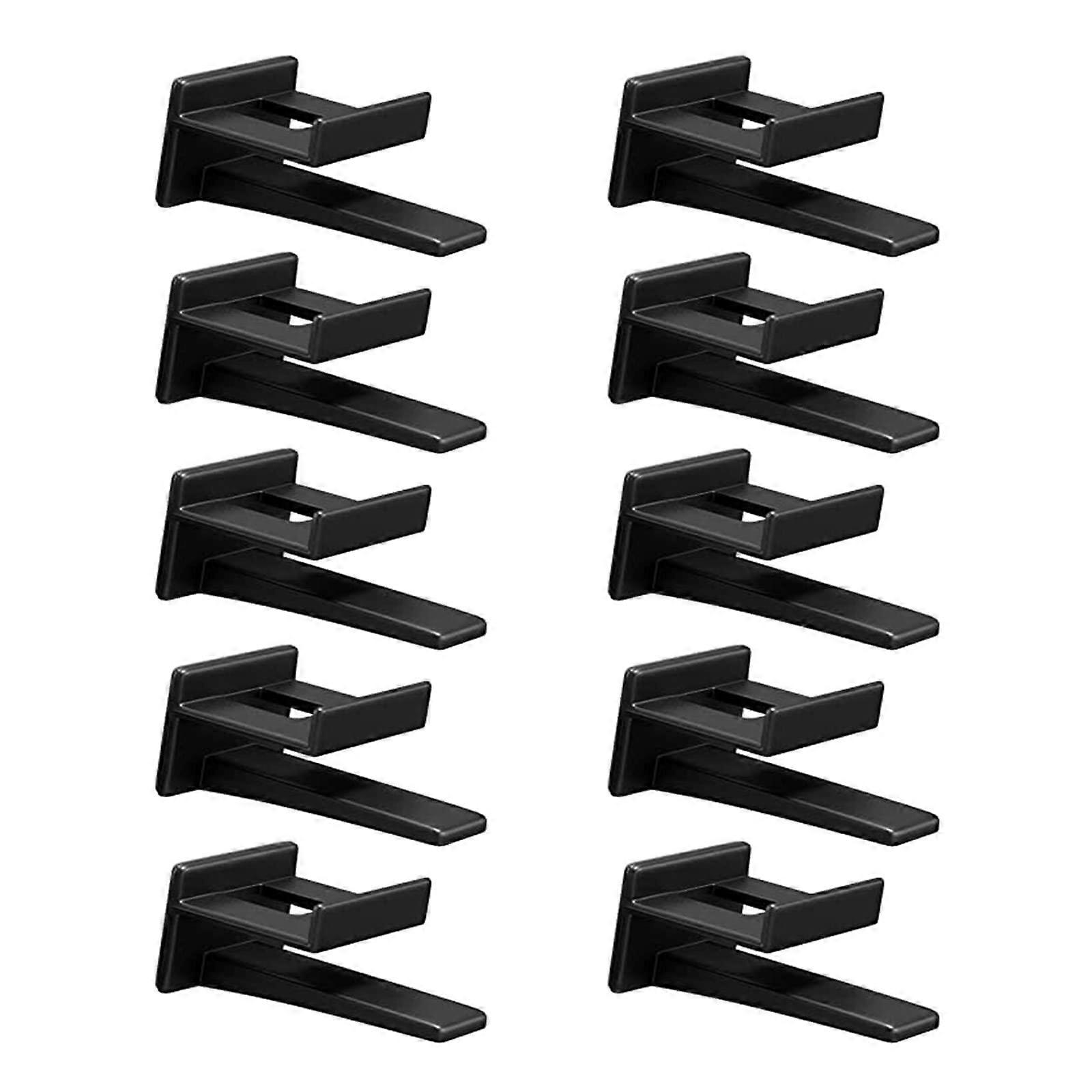 Hat Rack Adhesive Mount For Wall Or Door NoDrill Hat Hanger Baseball Cap Hooks Black Model A 110 Pcs Pack