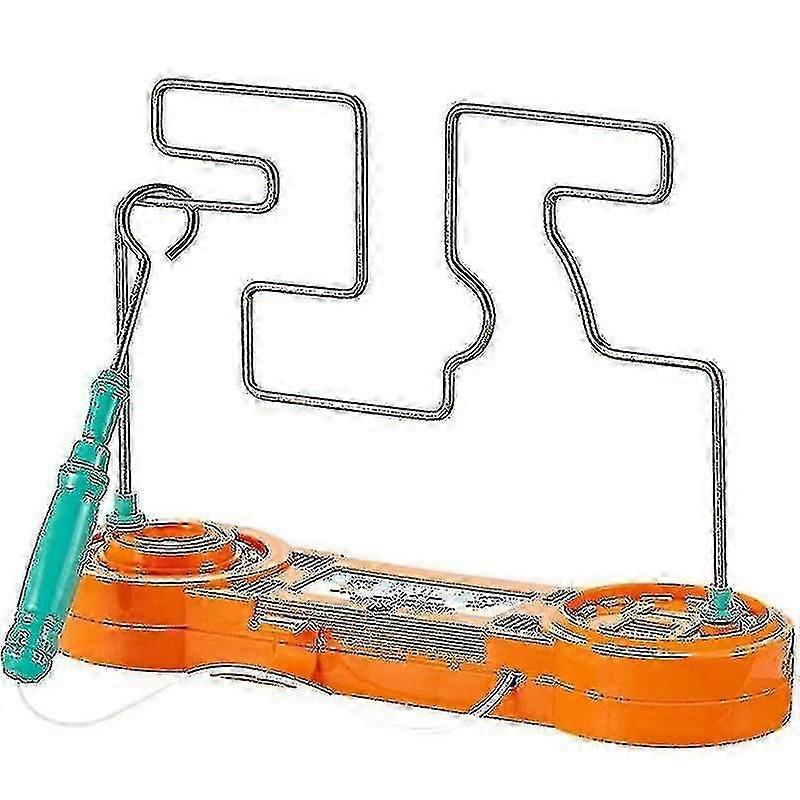 子供の衝突Cai1646のためのオレンジ感電トイタッチ迷路ワイヤーゲーム