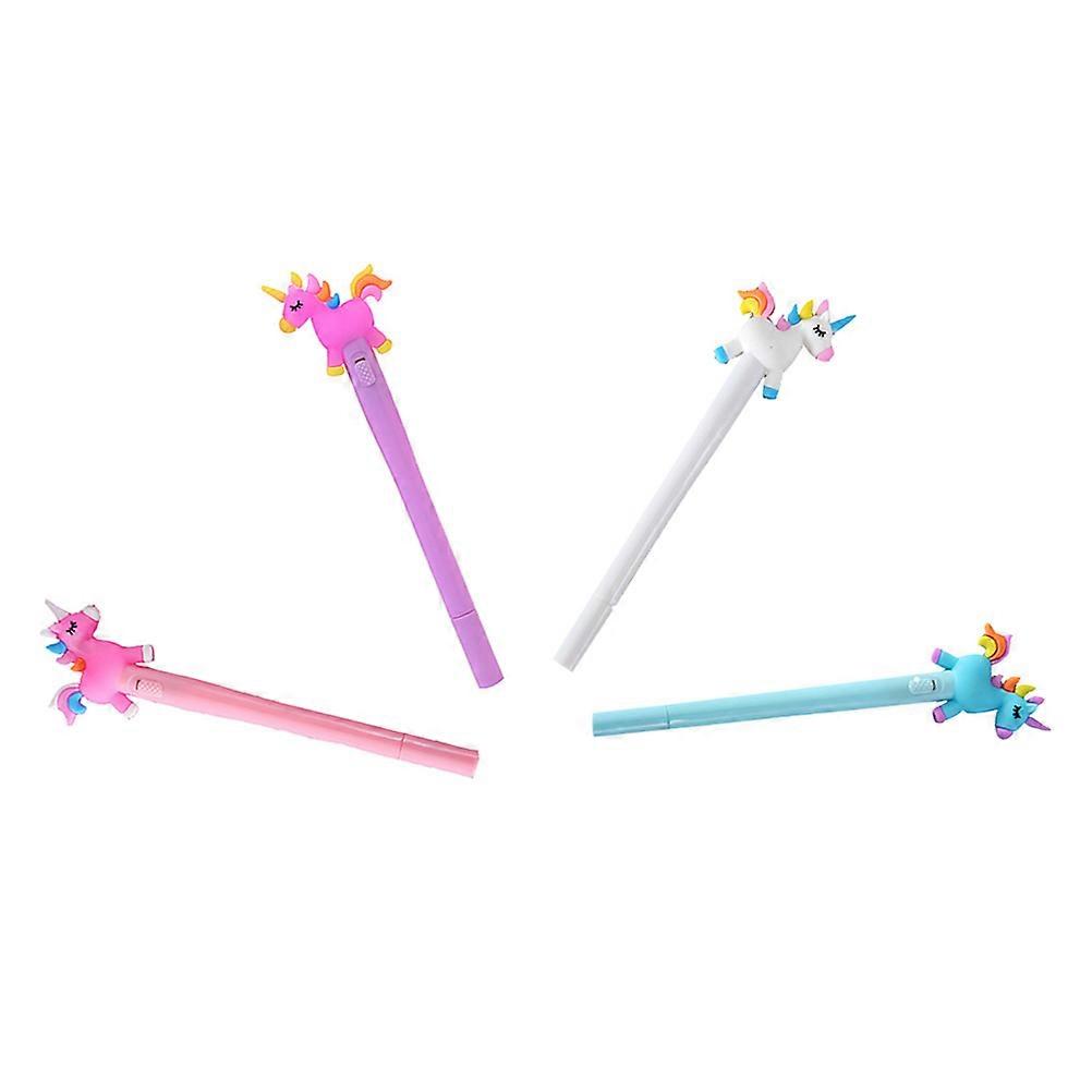 Glowing Sign Pens for Writing Use with Ink and Smooth Tip Portable 4pcs Assorted Color