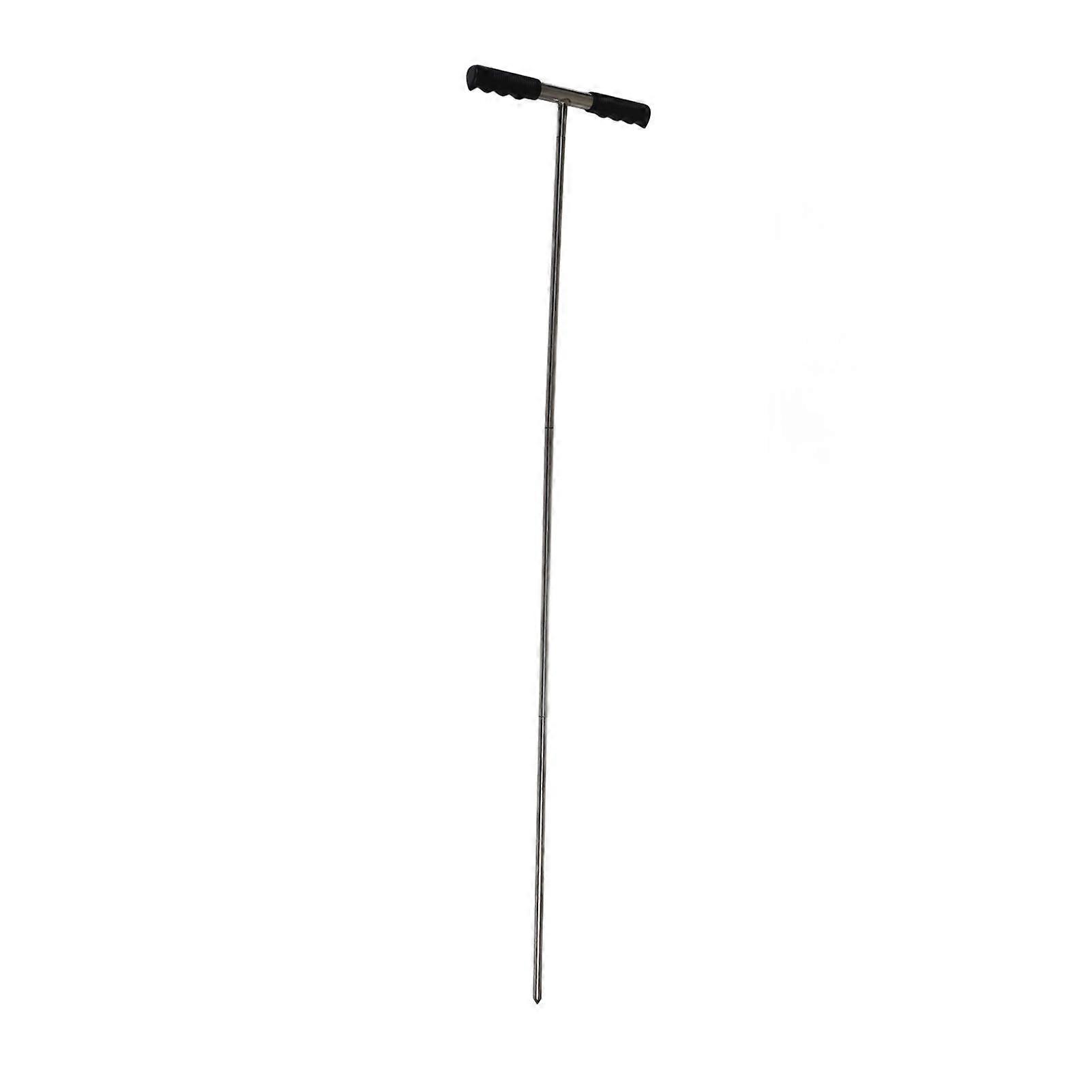 Soil Sample Probes with T Handle Adjustable Sharp Tip Stainless Steel Soil Sampler Tool for Plant Care Farm 