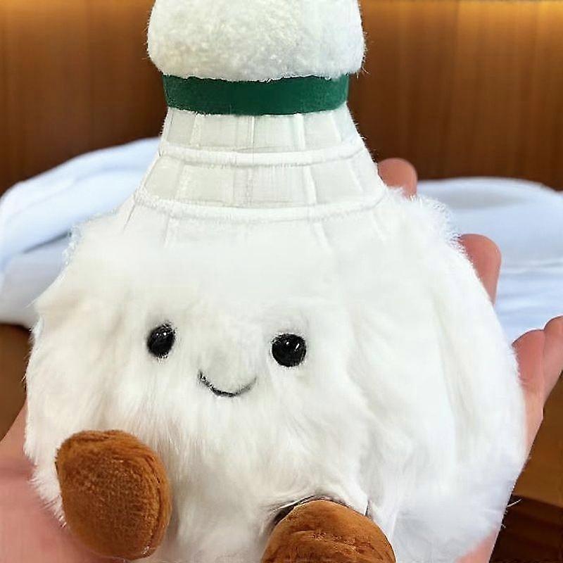 Cute Badminton Plush Doll Toy - Shuttlecock Tail/Head Style - With Hanging Ring - Creative Gift