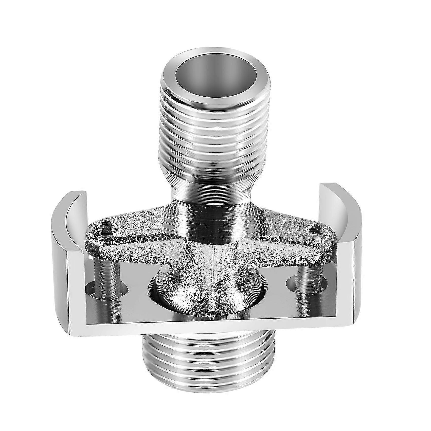 Adjusted Intake Pipe Angle with Copper Shower Head - Curved Foot and Eccentric Screw for Corners