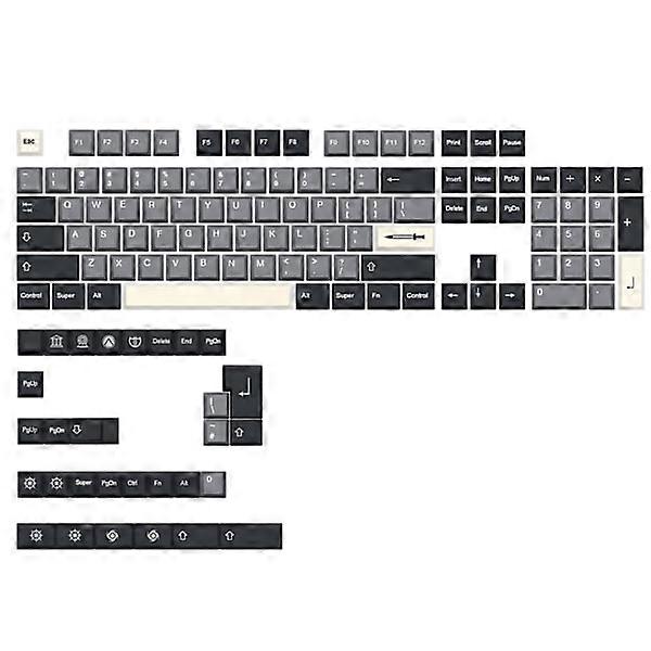 134 Keys/set Sword Keycaps Cherry Profile PBT Keycaps For MX Switch DZ60 GK61 GK64 SK61 GMK Dye Sublimation