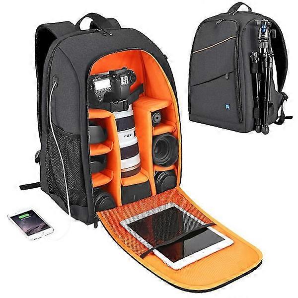 Camera Bag / Bag for Camera - Backpack for camera accessories Dark grey