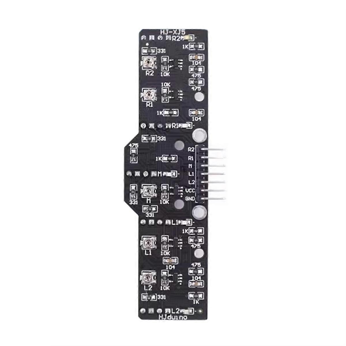 5-Channel Digital Tracking Sensor Module Optical Scale Path Following for Robot Racing Car Identification